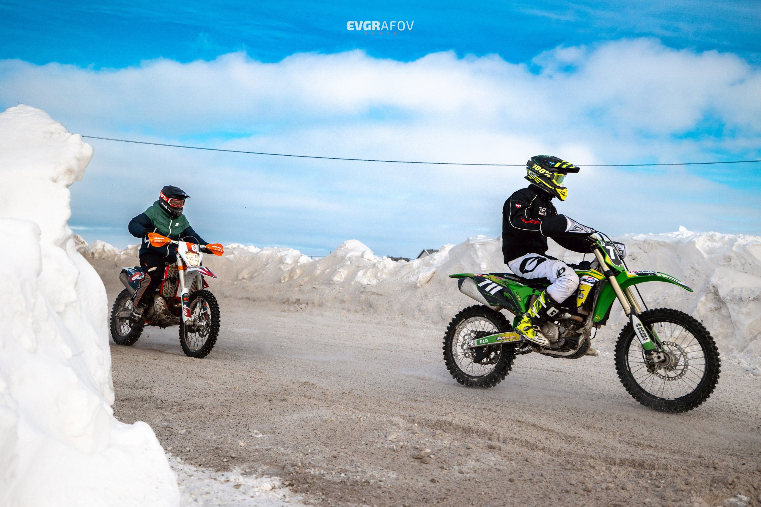 Открытый кубок Республики Татарстан по мотокроссу 3 этап. 4 февраля 2024 г. Фотограф Евграфов Александр