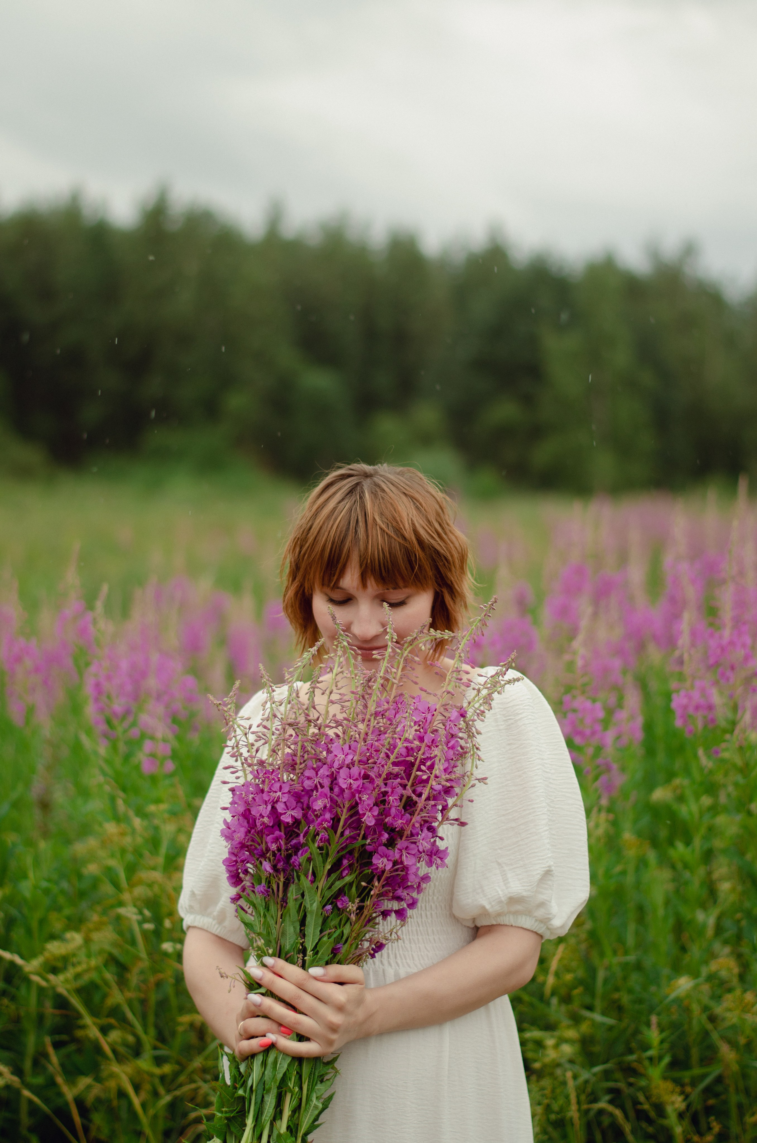 Фотосессия с цветами Ленинградская область и Санкт-Петербург