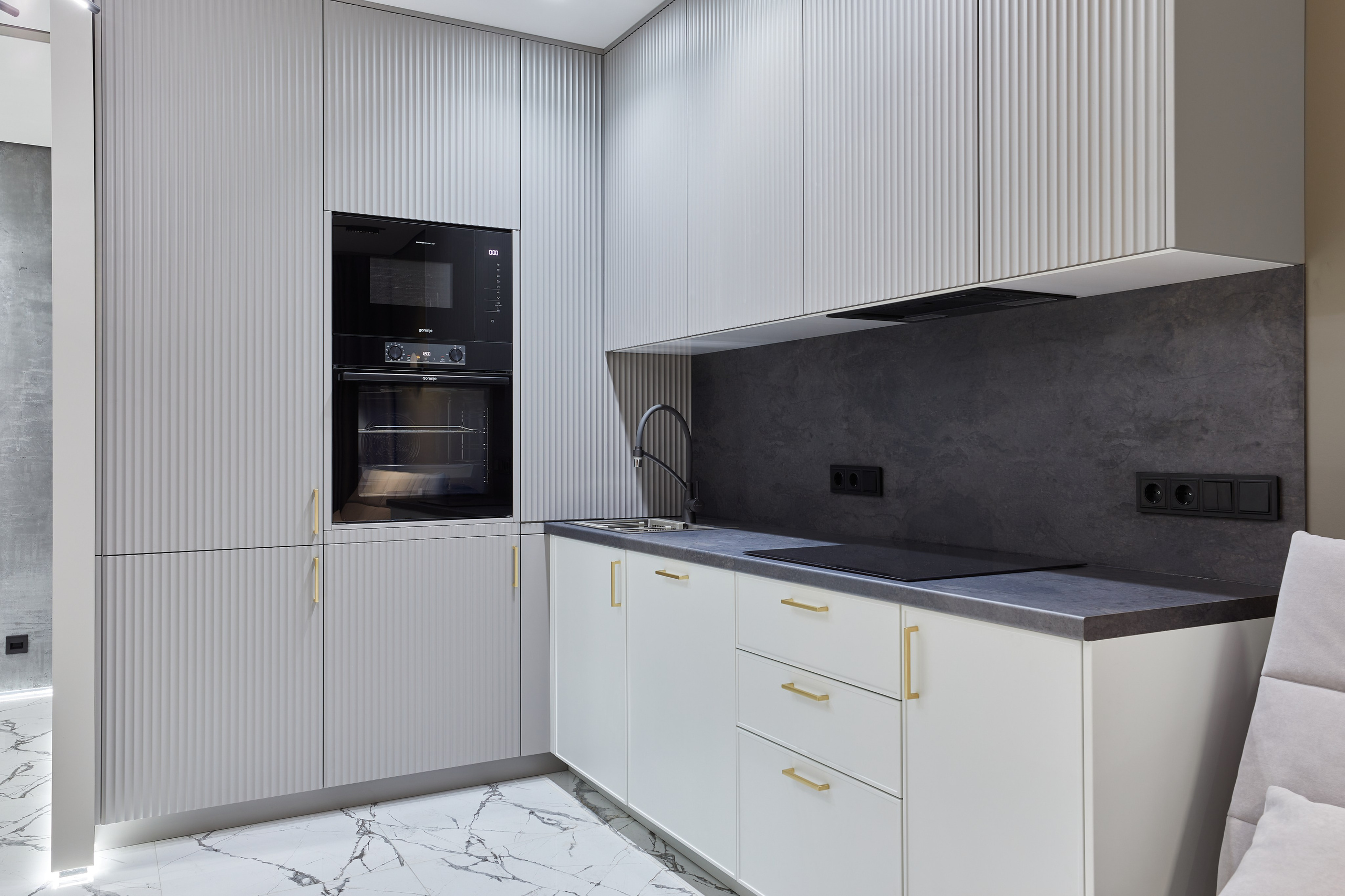 1-КОМНАТНАЯ С ДИЗАЙНЕРСКИМ РЕМОНТОМ В ЖК АЛЬПИЙСКИЙ КВАРТАЛ. Интерьерный фотограф в Сочи Анисимова Ольга