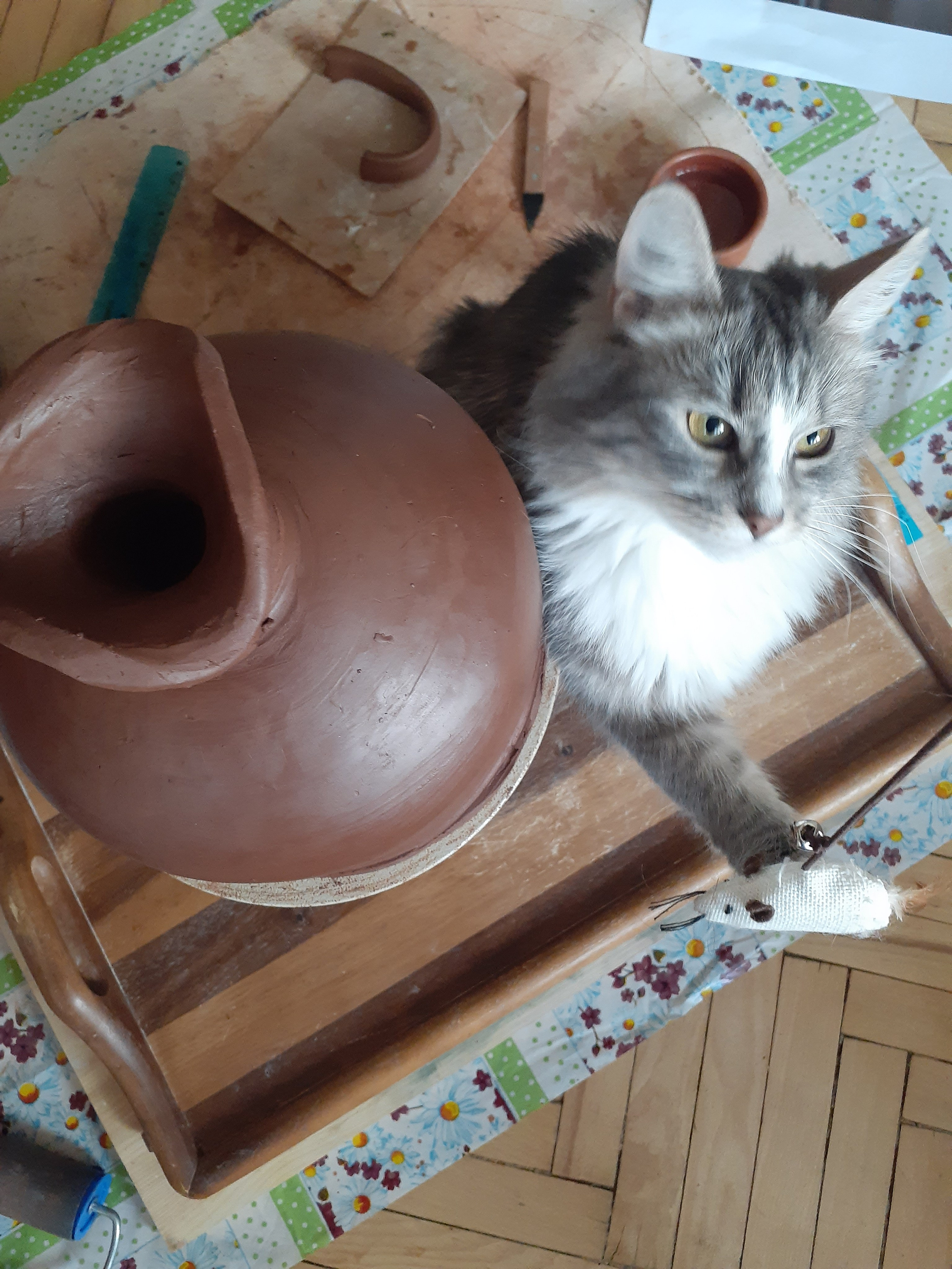 Что остается за кадром, или процесс работы керамиста. Керамика с историей. Елена Рогалёва