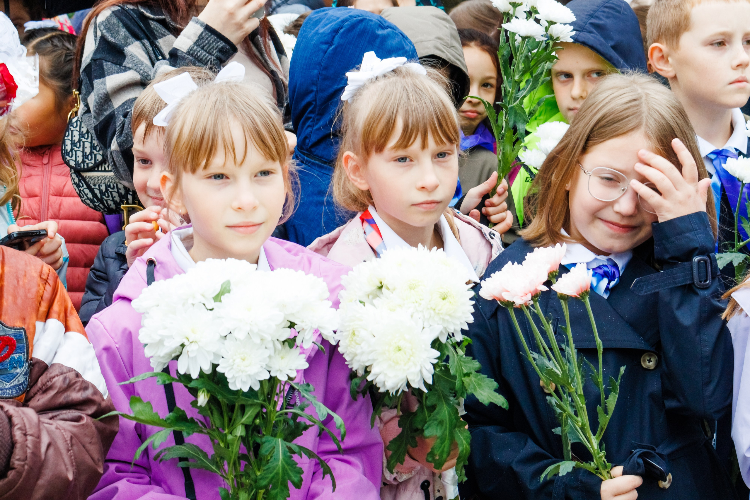 Первый урок школа 206. Фотограф в Новосибирске Евгений Маслов