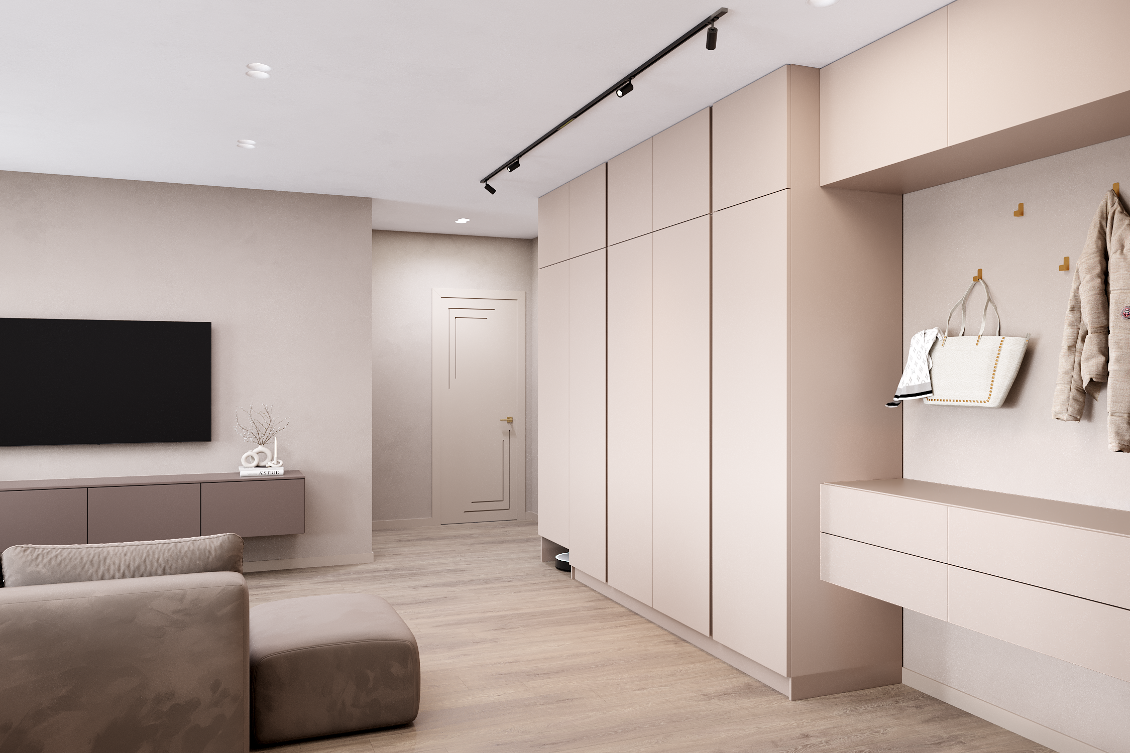 Квартира 80 м². 3D-визуализации