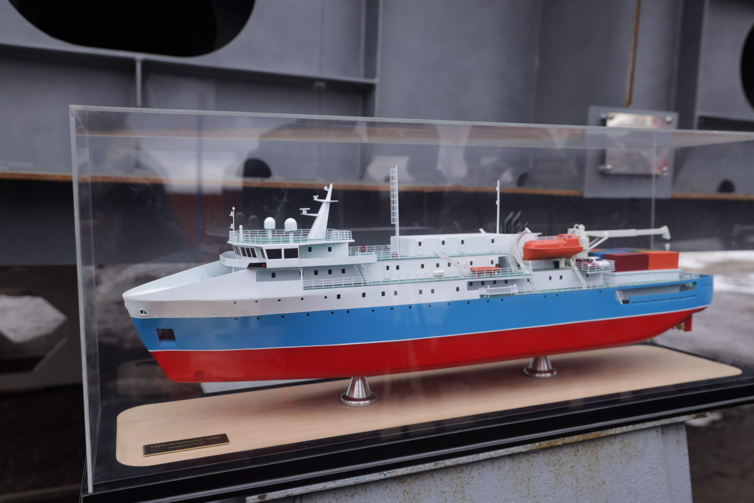 ЗАО нефтефлот Зимние фото + закаладка киля Судна. Фотограф в Самаре Максим Тырин