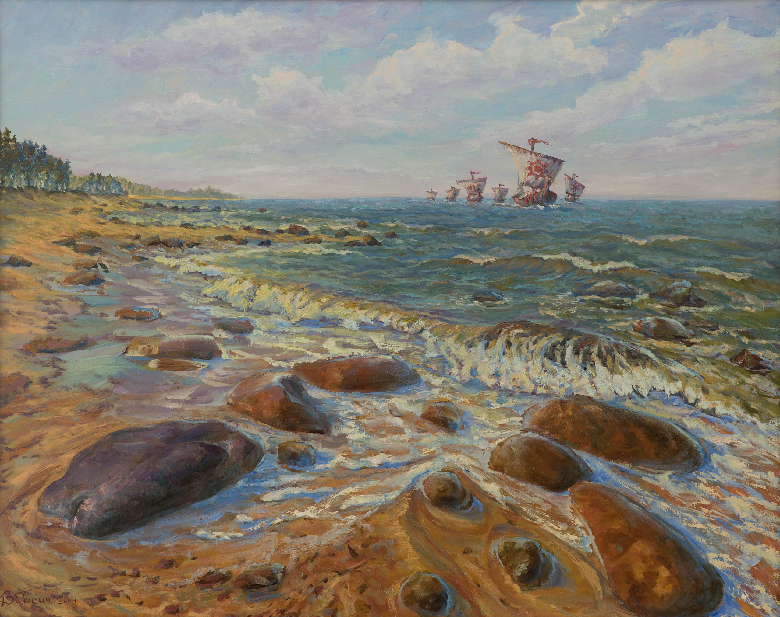 Балтика. Художник Василий Гасич