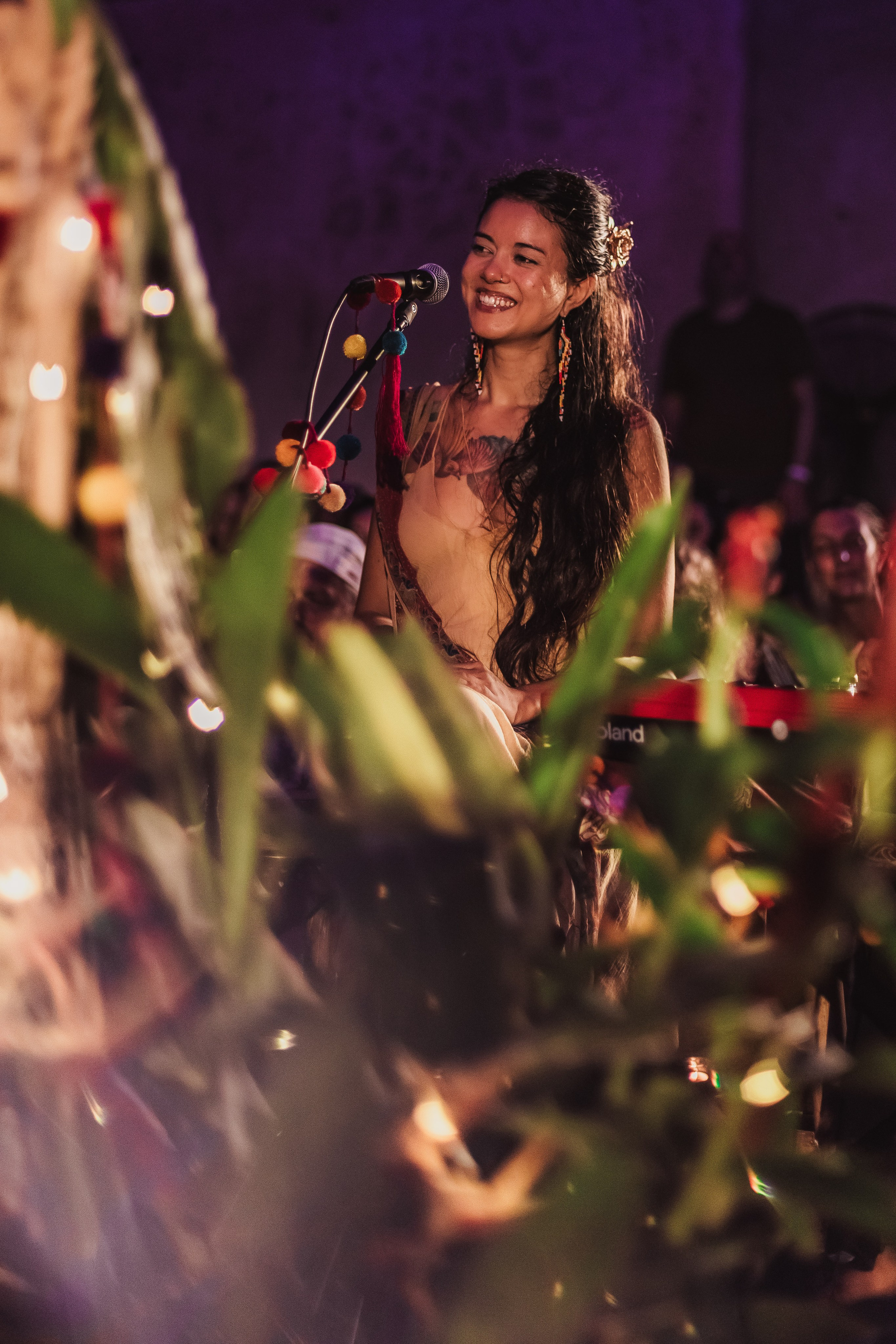 Hanuman Project kirtan at Alchemy april. Mariam Bagdasaryan