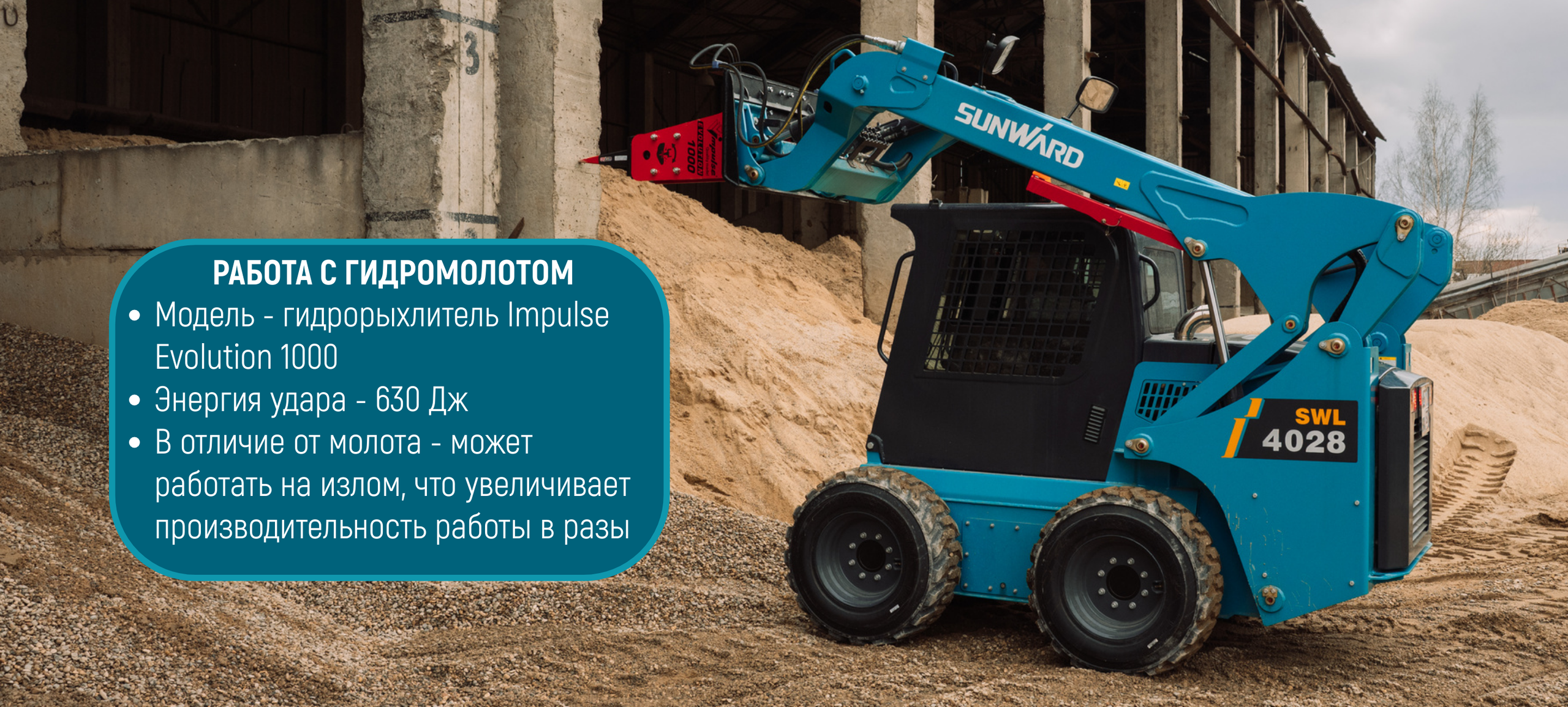 Аренда гидромолота и гидрорыхлителя в Иванове