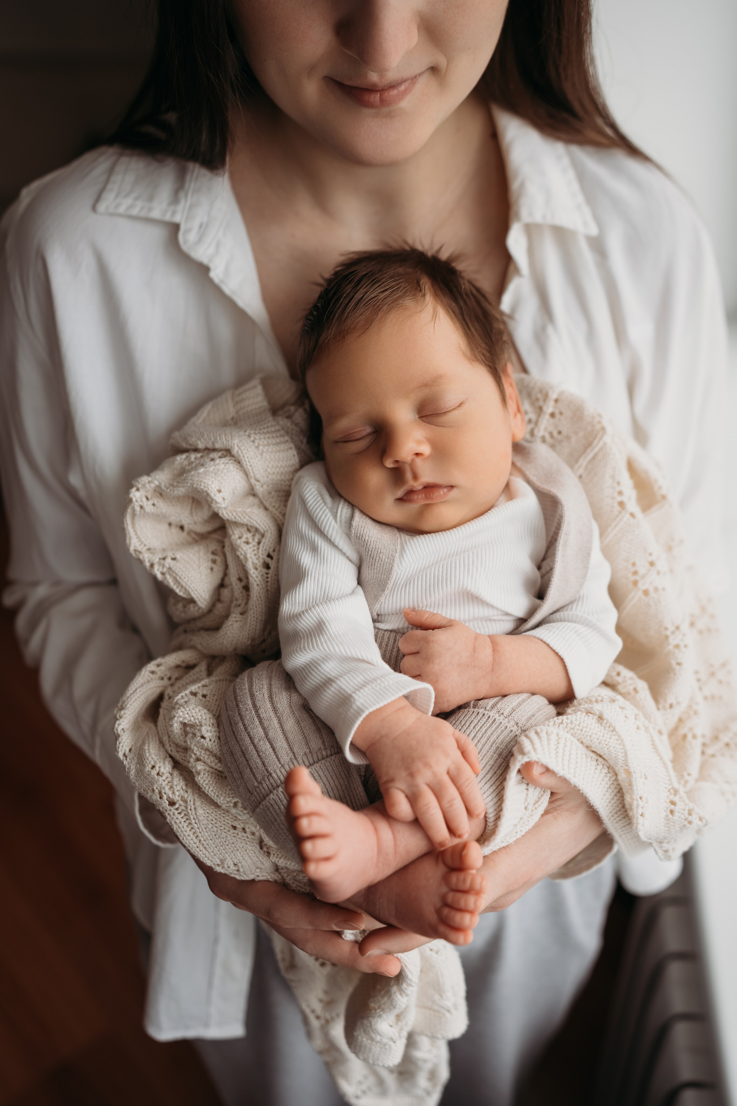 0-2 месяца. Фотограф Новорожденных в Москве. Семейные истории в стиле LIFE