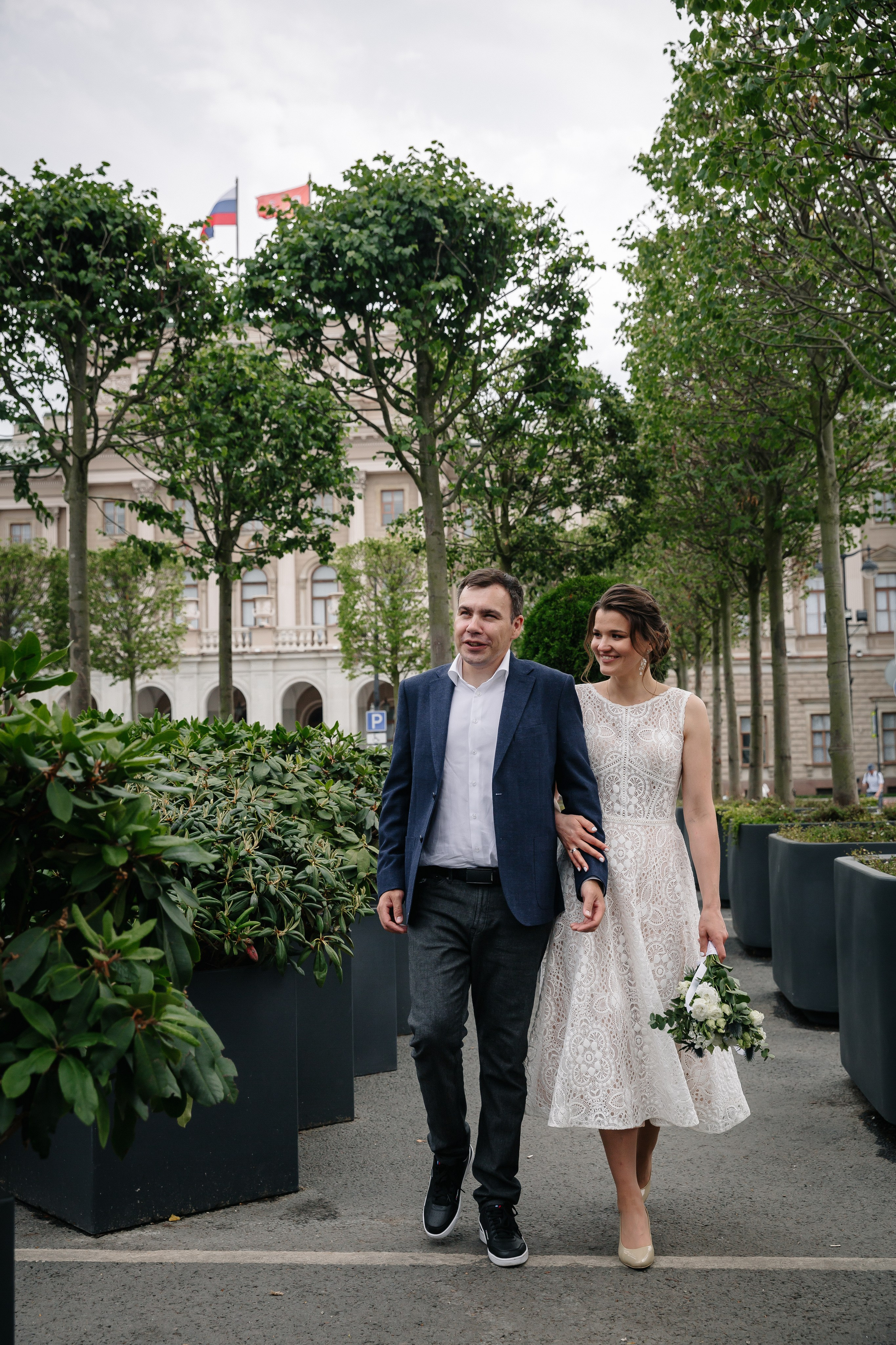 ДВОРЕЦ № 1 | Июль, Исаакиевская площадь. Свадебный фотограф в Санкт-Петербурге Полина Корзухина