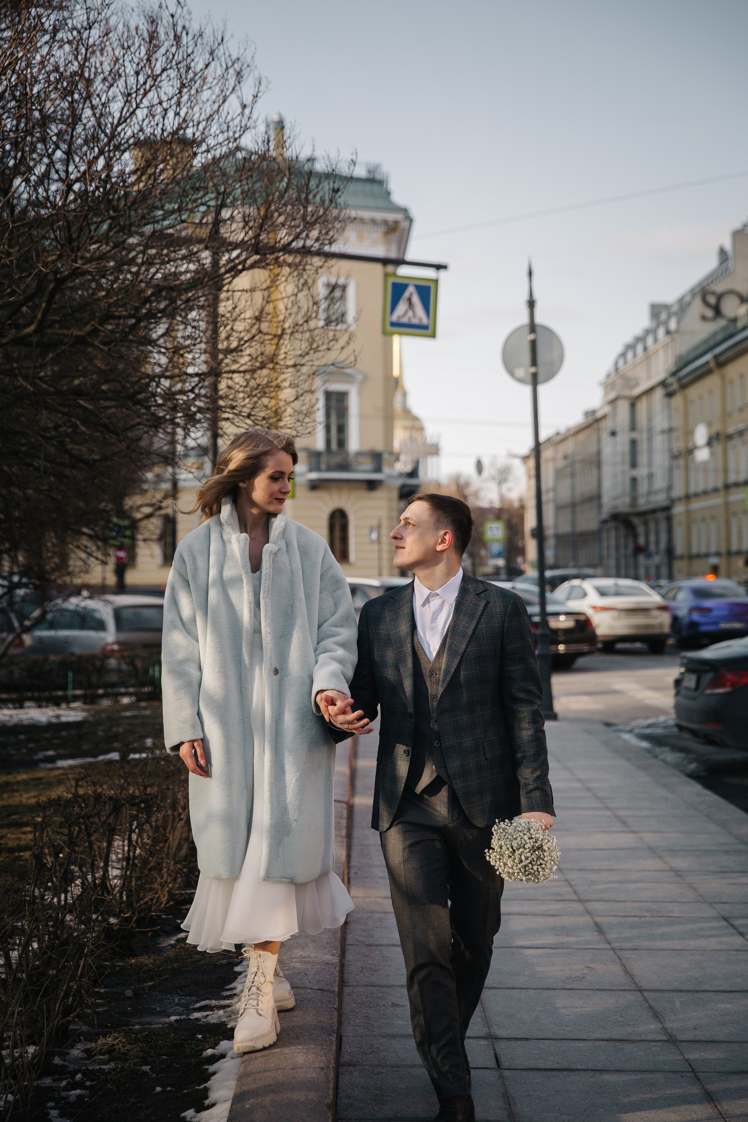 ДВОРЕЦ № 1 | Март, Исаакий, Английская набережная. Свадебный фотограф в Санкт-Петербурге Полина Корзухина