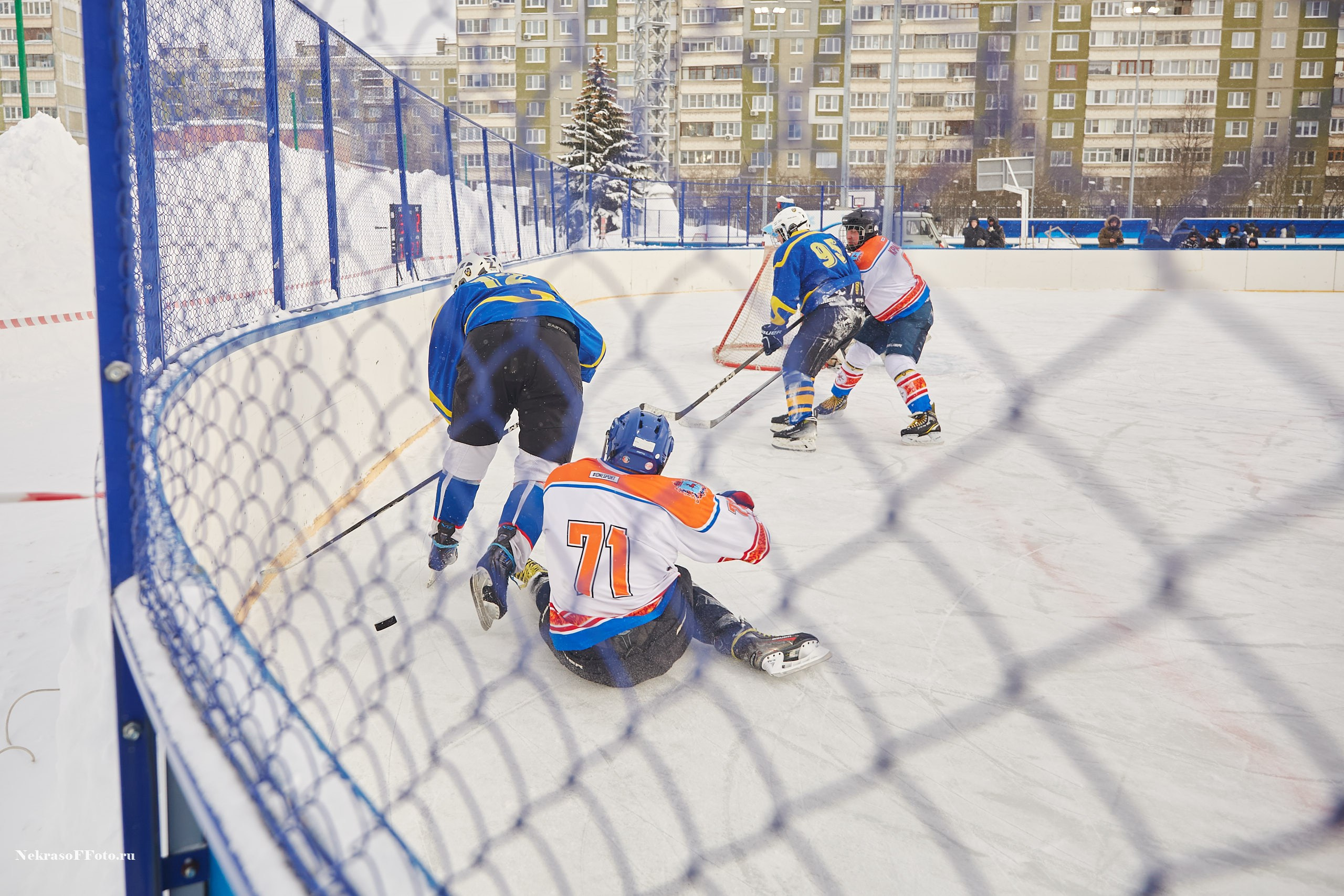 Турнир по хоккею «Русская классика» в рамках Офицерской хоккейной лиги. Спортивный фотограф Некрасов Денис