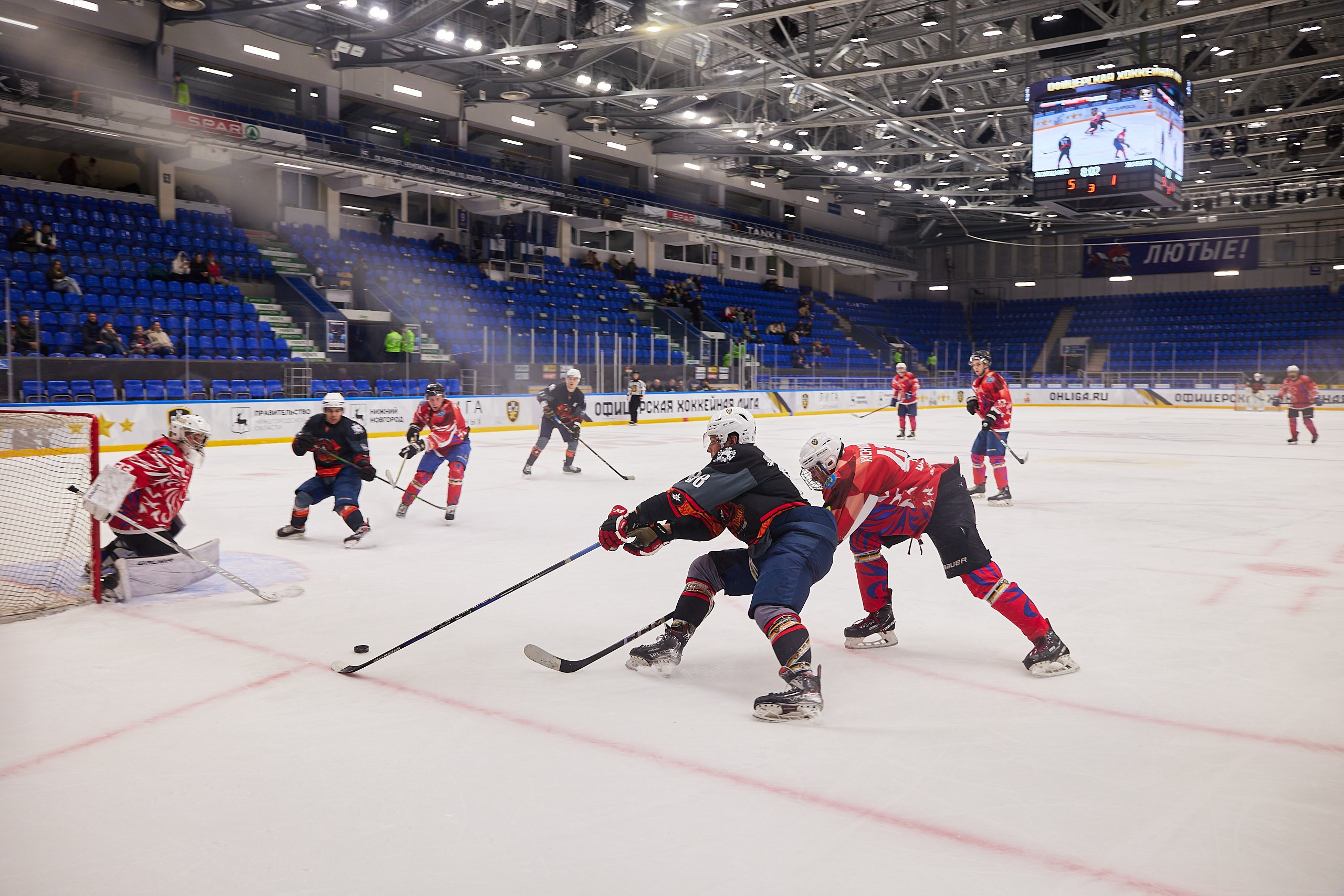 Репортаж. Офицерская хоккейная лига 2025 год. Спортивный фотограф Некрасов Денис