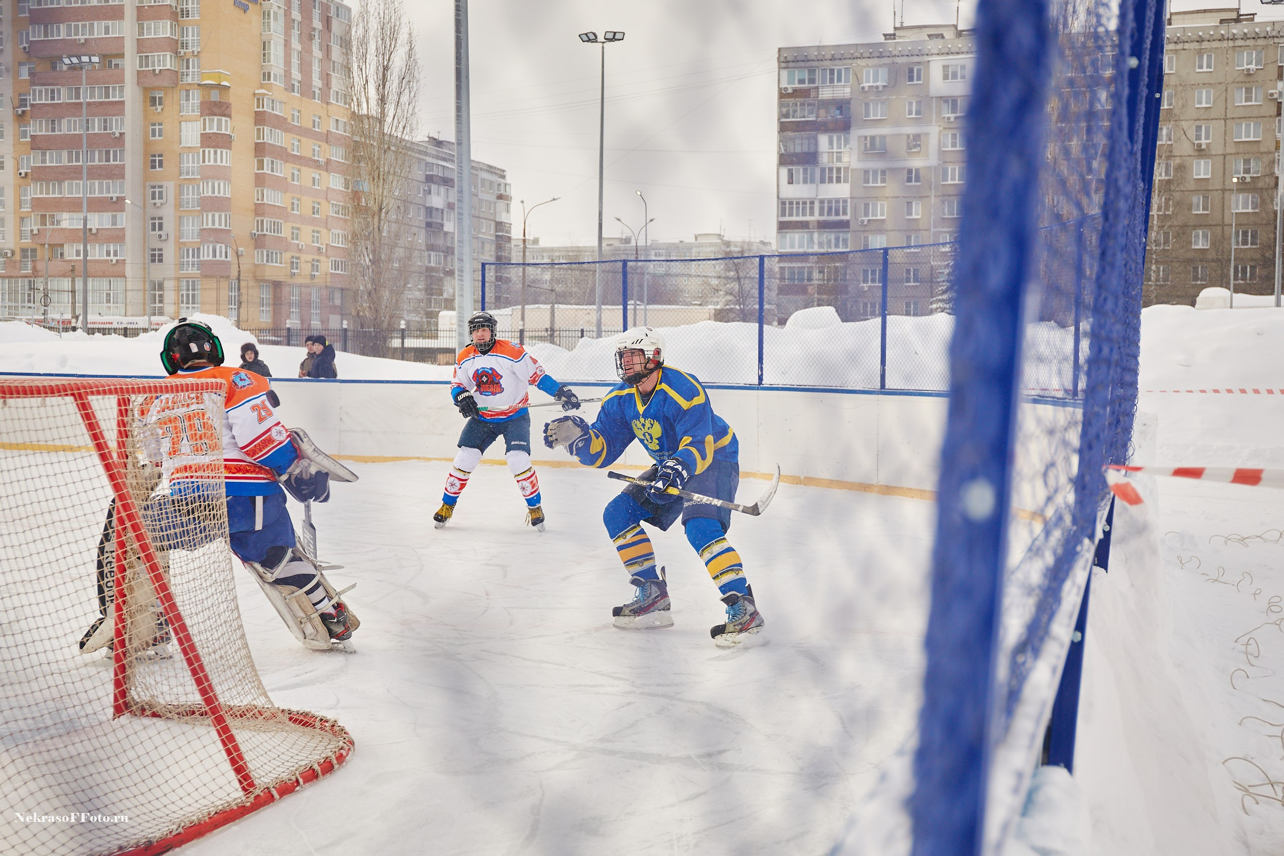 Турнир по хоккею «Русская классика» в рамках Офицерской хоккейной лиги. Спортивный фотограф Некрасов Денис