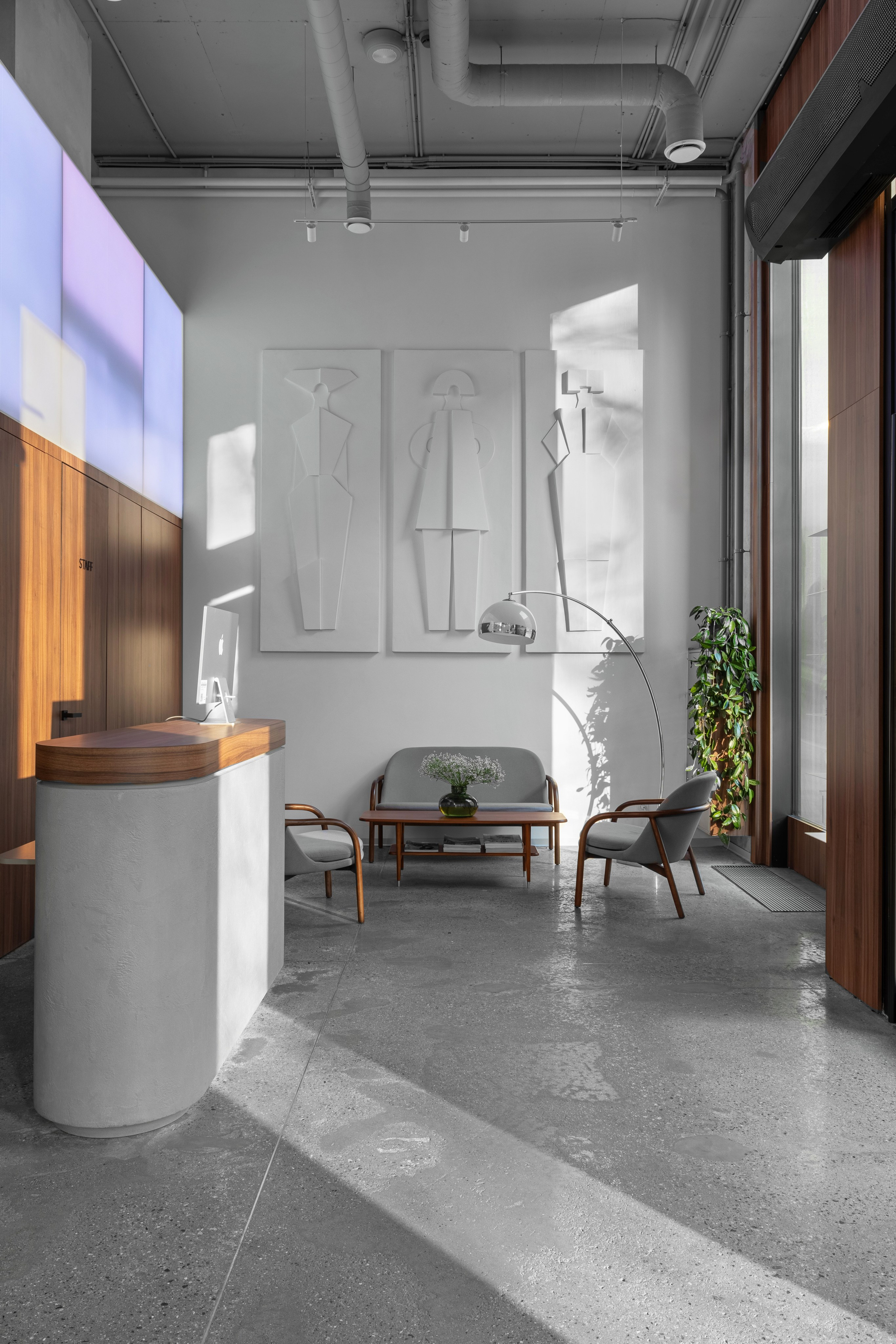 Парикмахерская K4 в Москве. Интерьерный фотограф в Нижнем Новгороде и Москве Владимир Гудков