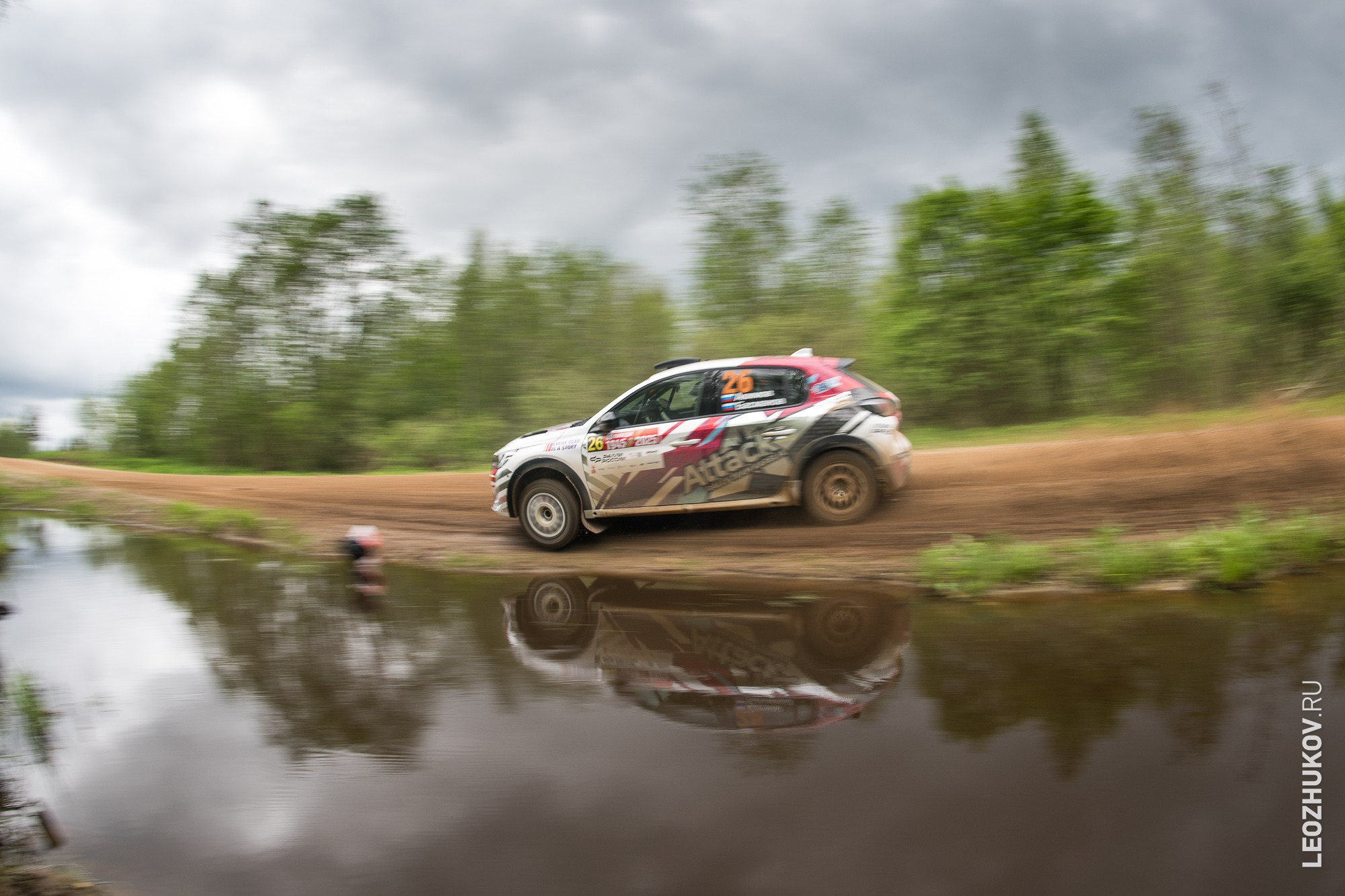 Rally Pushkinskie gory 2025. Sports photographer Leonid Zhukov