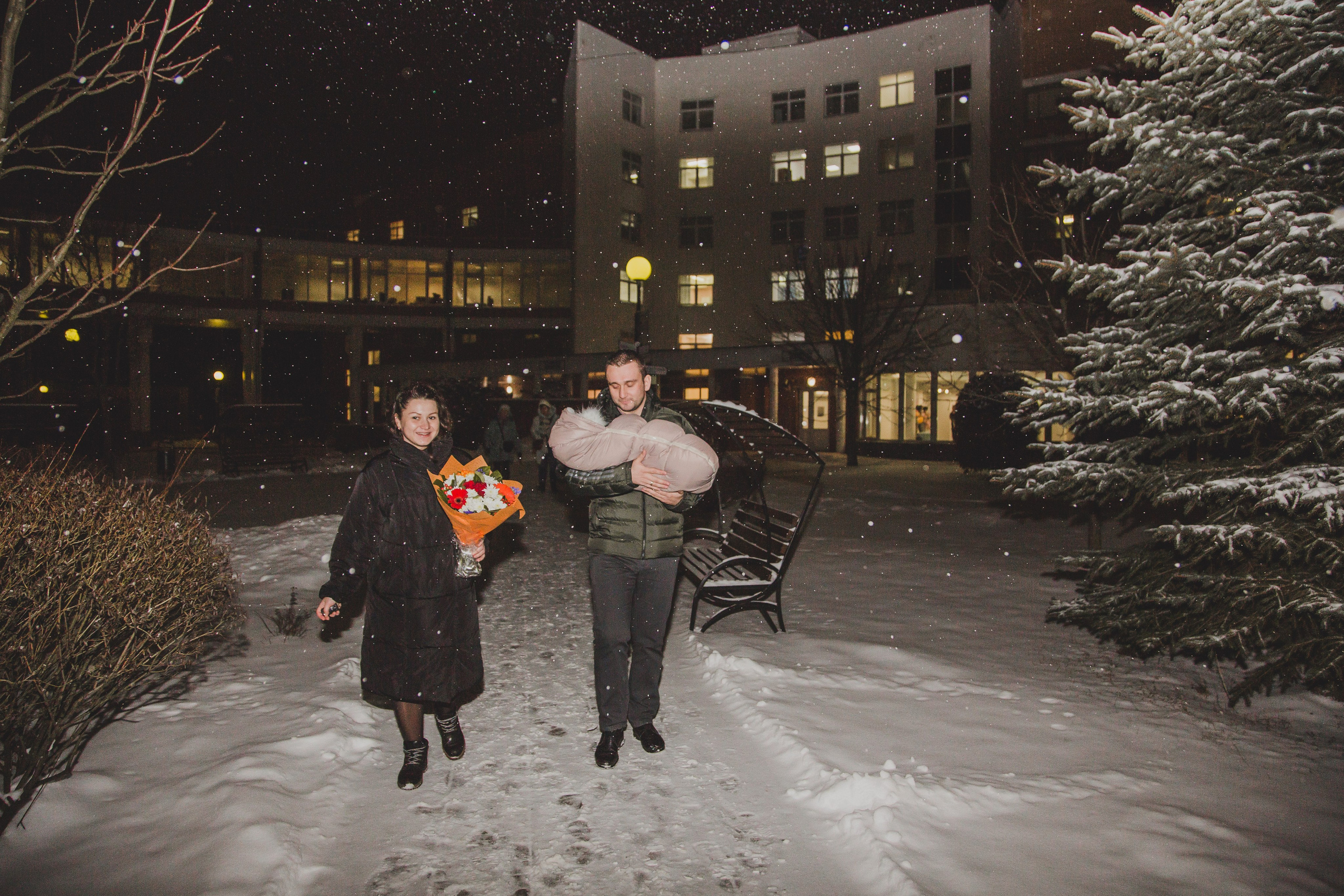 Выписка 28 января. Свадебный фотограф Александр Абрамов Москва / Зеленоград