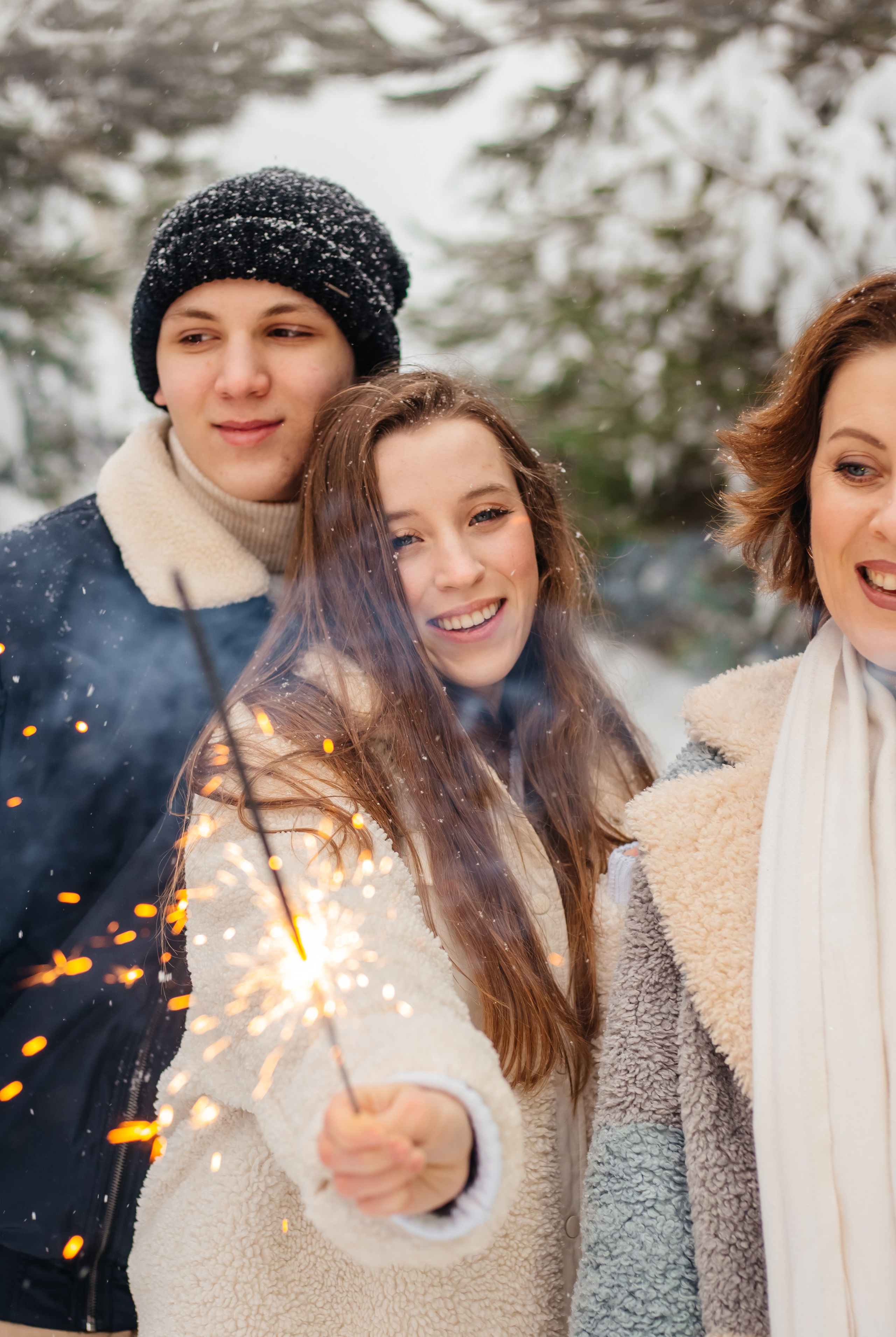Семейная фотосессия зимой. Коммерческий фотограф в Москве, Наталия Горячева