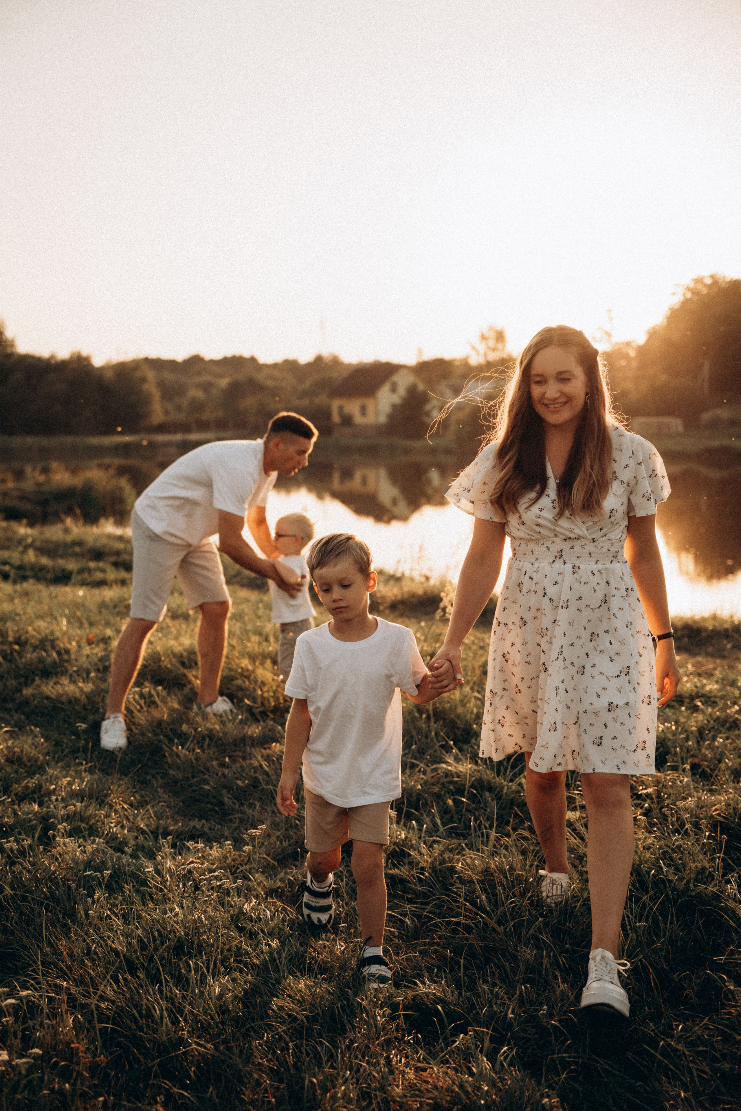 Марина, Саша, Максим и Дениска. Фотограф Мария Миллс | Минск