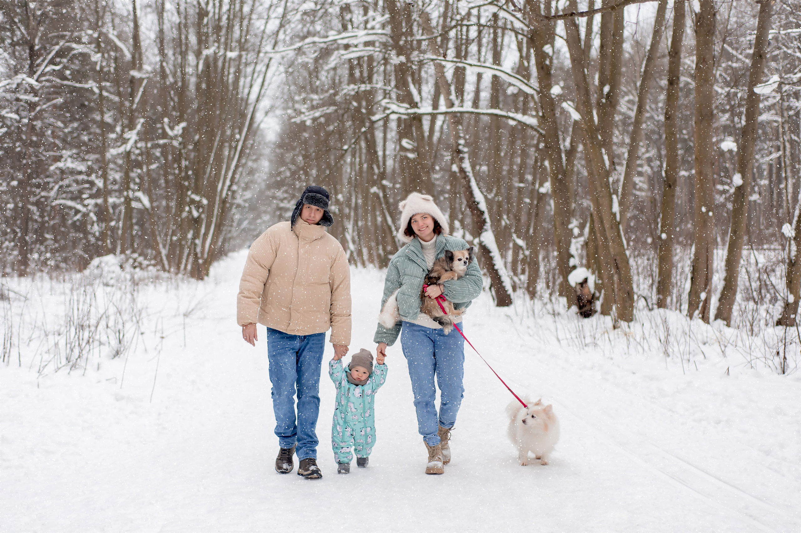Светлана с семьей. Детский и семейный фотограф Эльмира Веселова