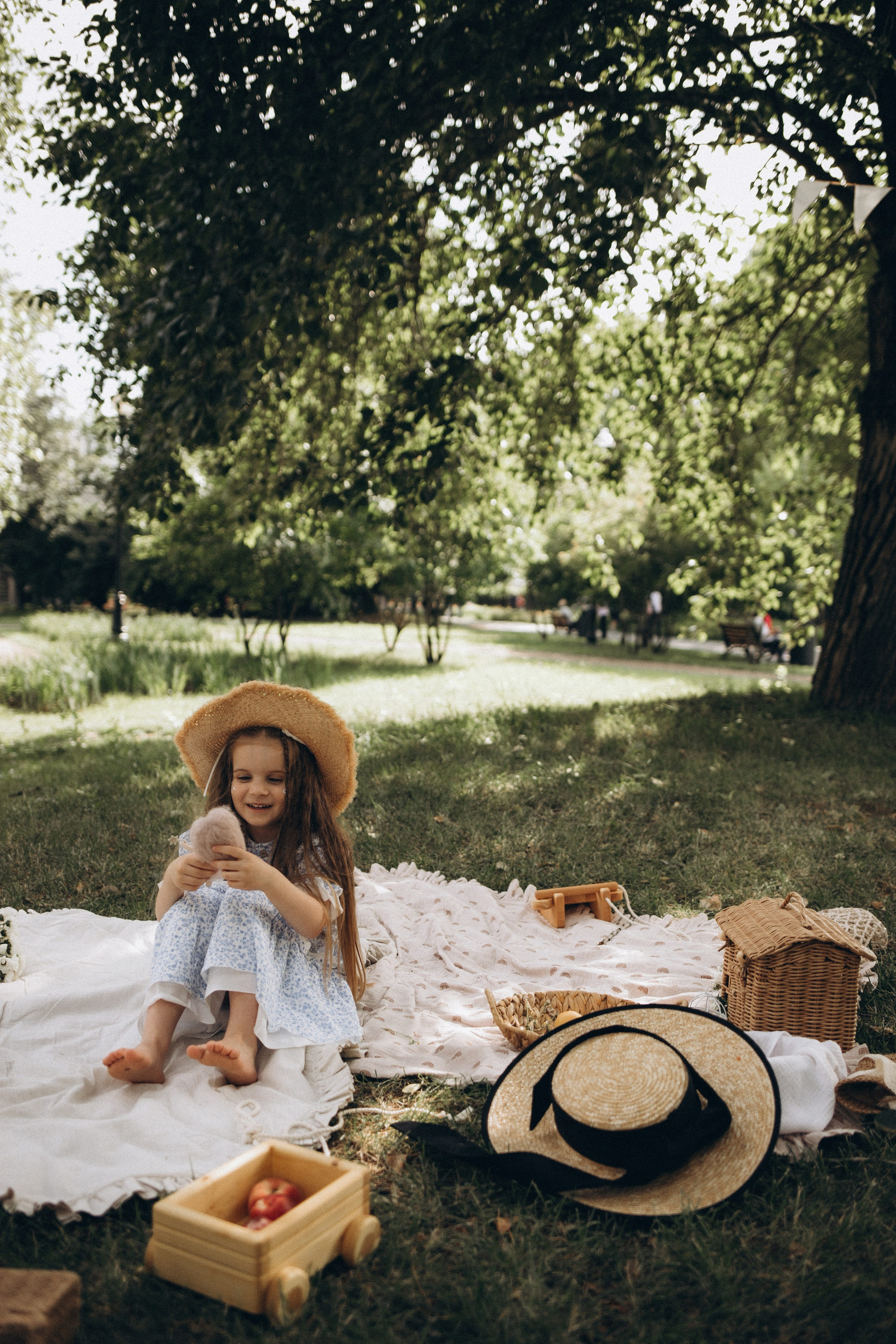 Летний семейный пикник на природе. Семейный и свадебный фотограф Анна Кожокарь