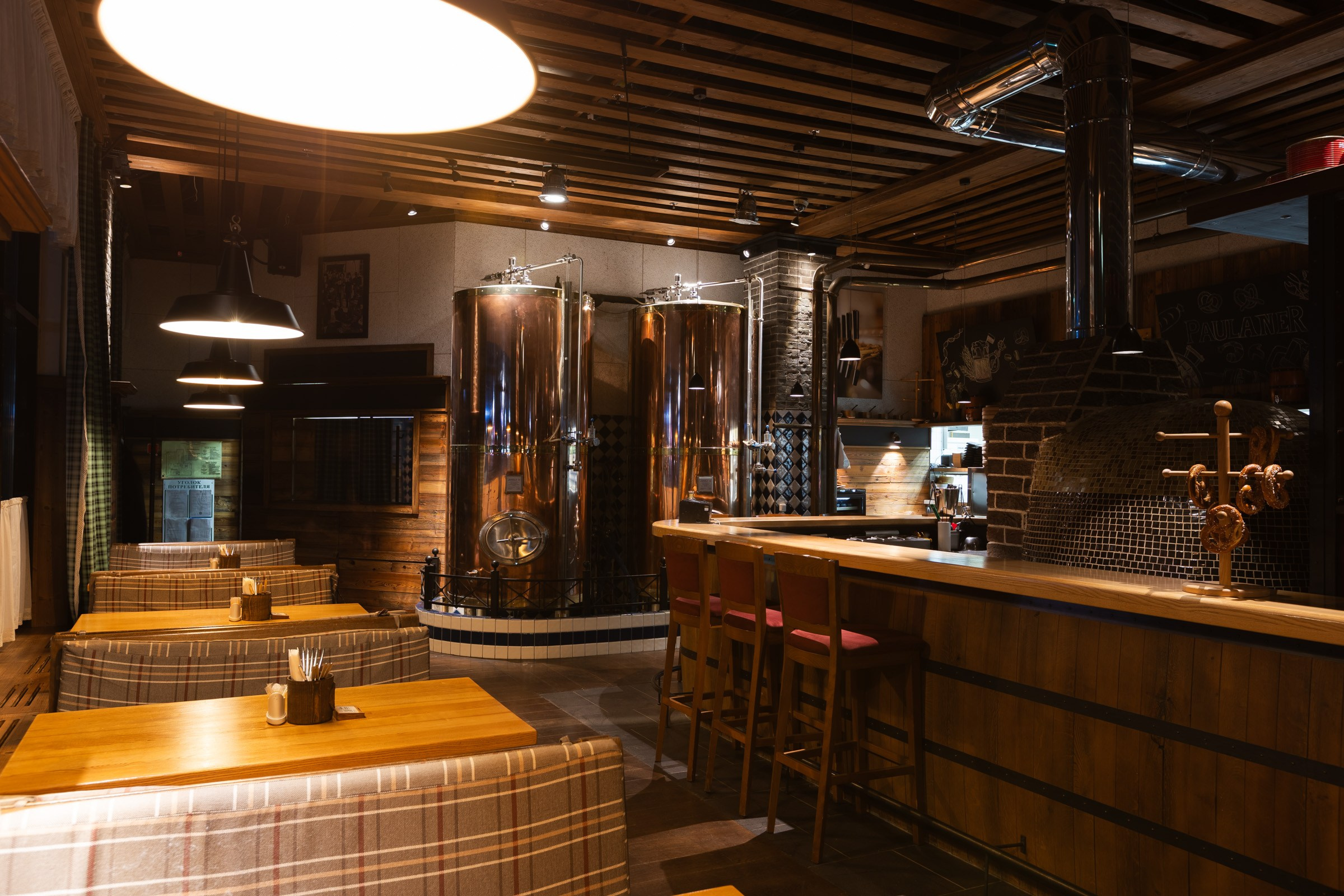 Съемка ресторана PAULANER в городе Краснодар. Архитектурный и интерьерный фотограф в Краснодаре | Дмитрий Демской