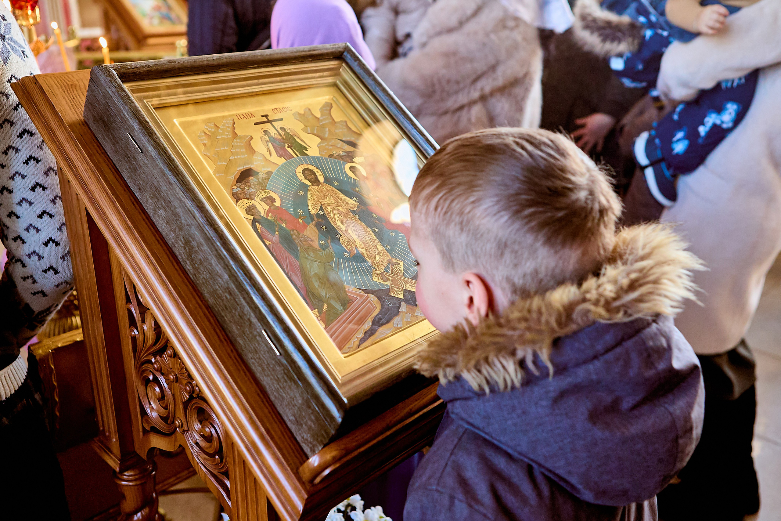 Воскресная Литургия в храме 23 февраля 2025 г г. Дзержинск