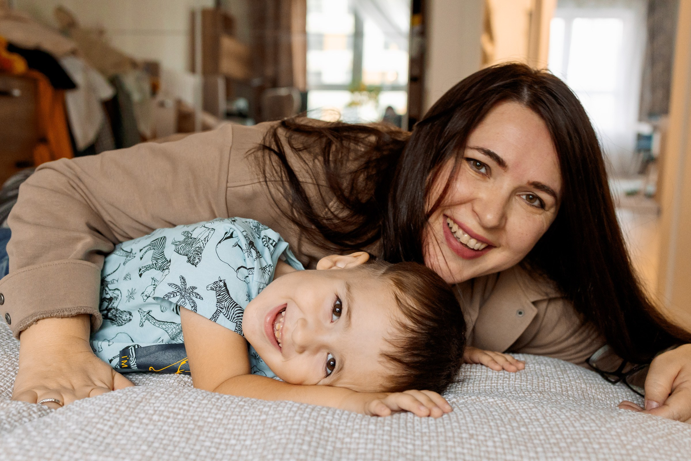 Весело дома. Семейный Фотограф в Москве Евгения Симоненко