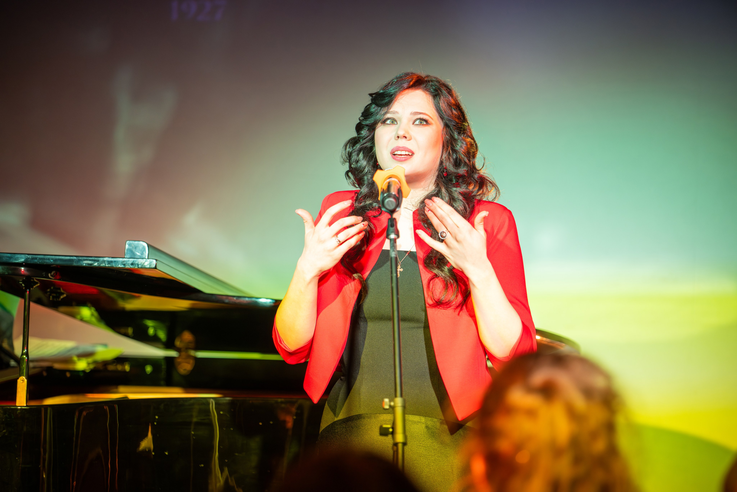 Творческий вечер Екатерины Кузнецовой в камерном пространстве Московского театра оперетты. 2026. Фотограф Анна Мельникова | Москва