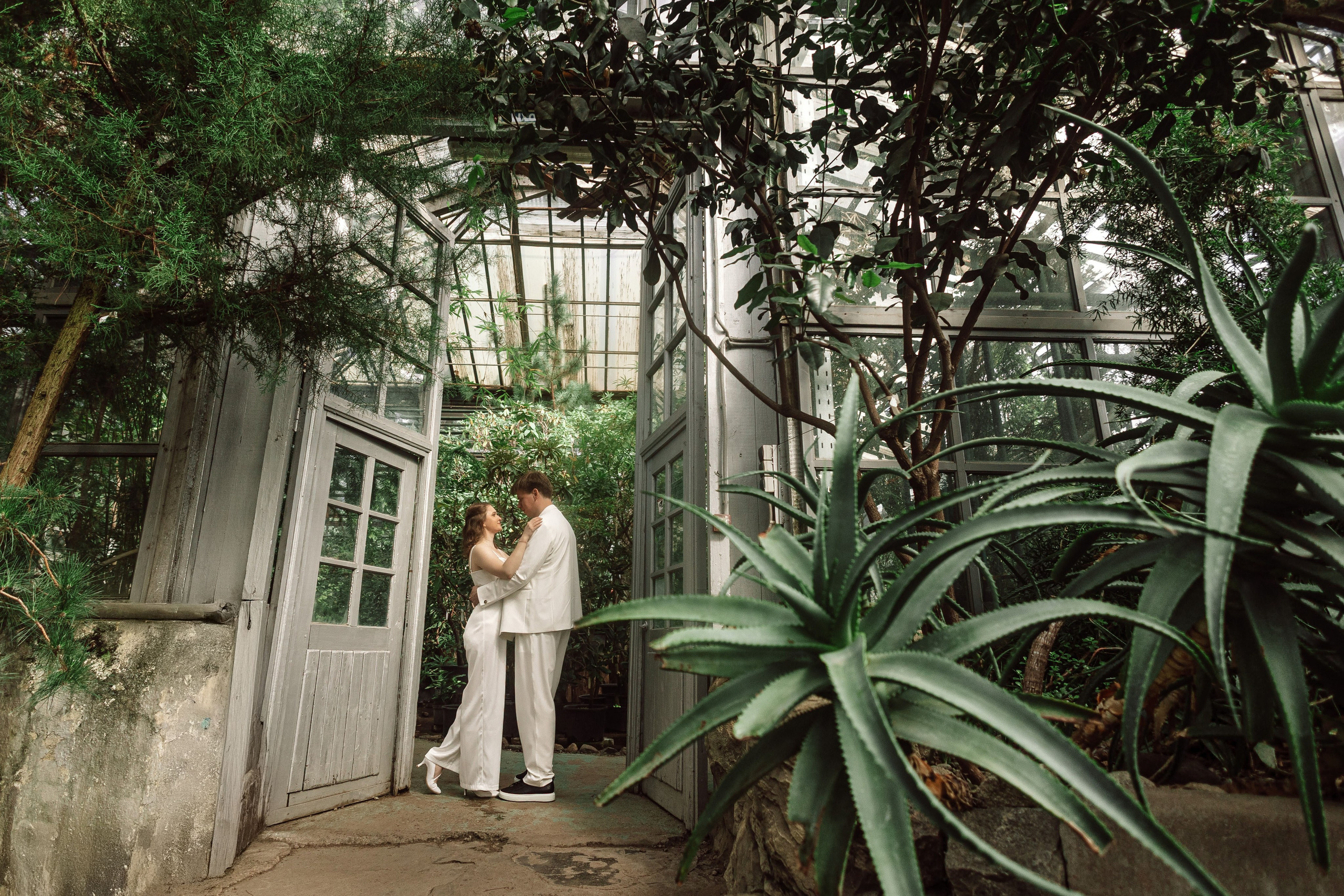 Старая фондовая оранжерея. Свадебный фотограф Маргарита Глумскова