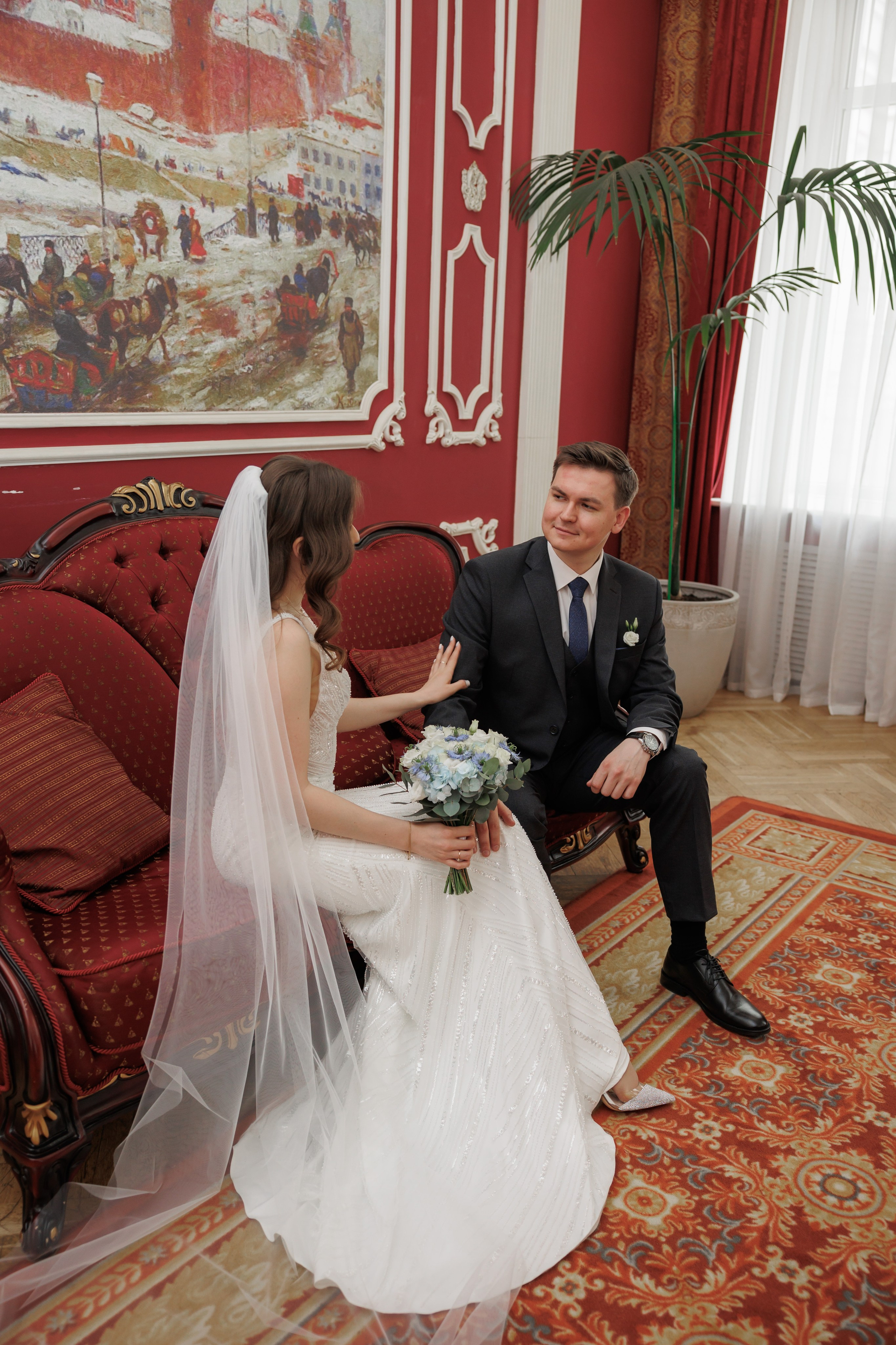 Даша и Дима, Грибоедовский ЗАГС. Свадебный и репортажный фотограф (Москва, Королев и другие)