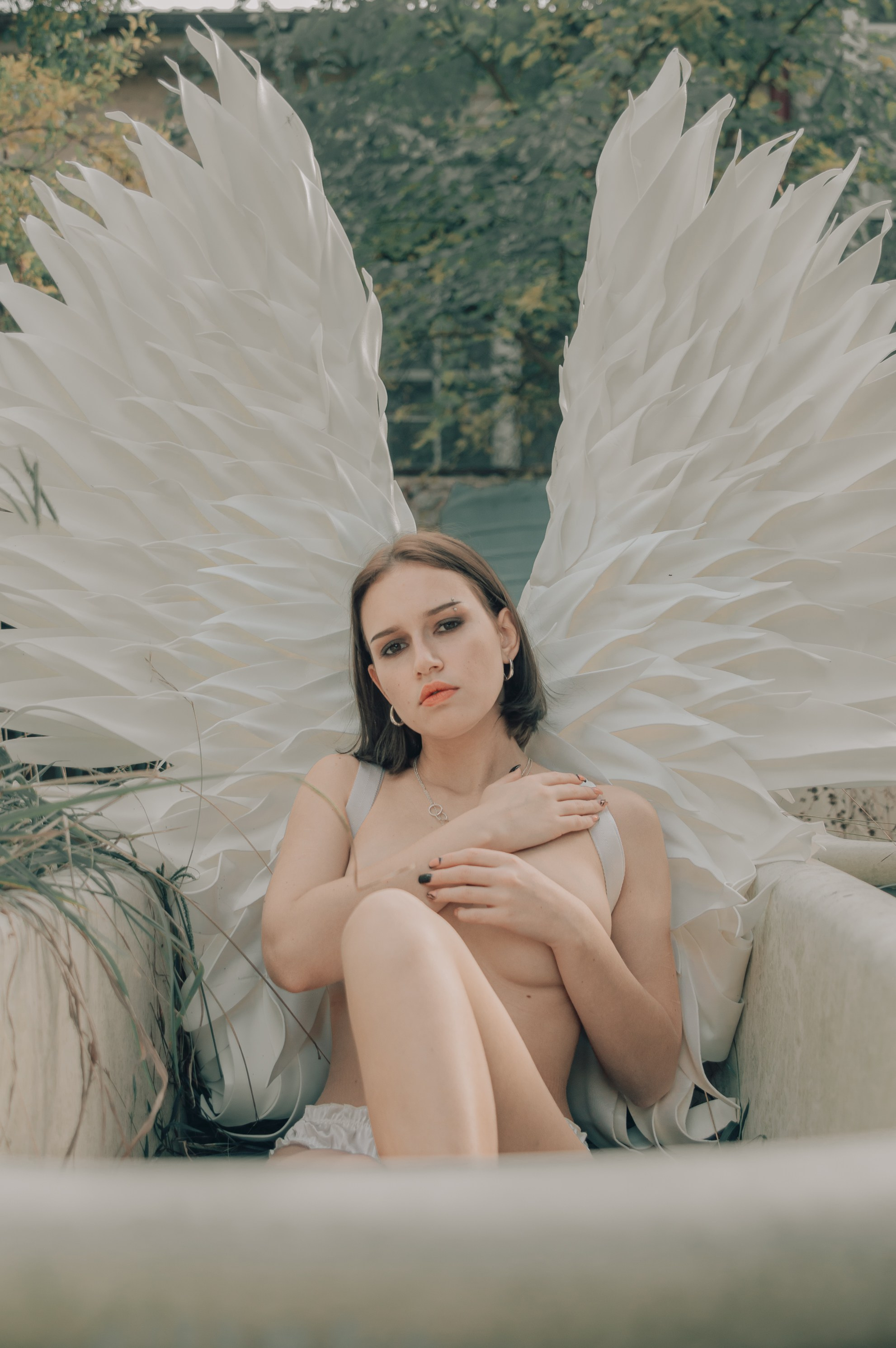 Девушка с ангельскими крыльями фотография в Сочи