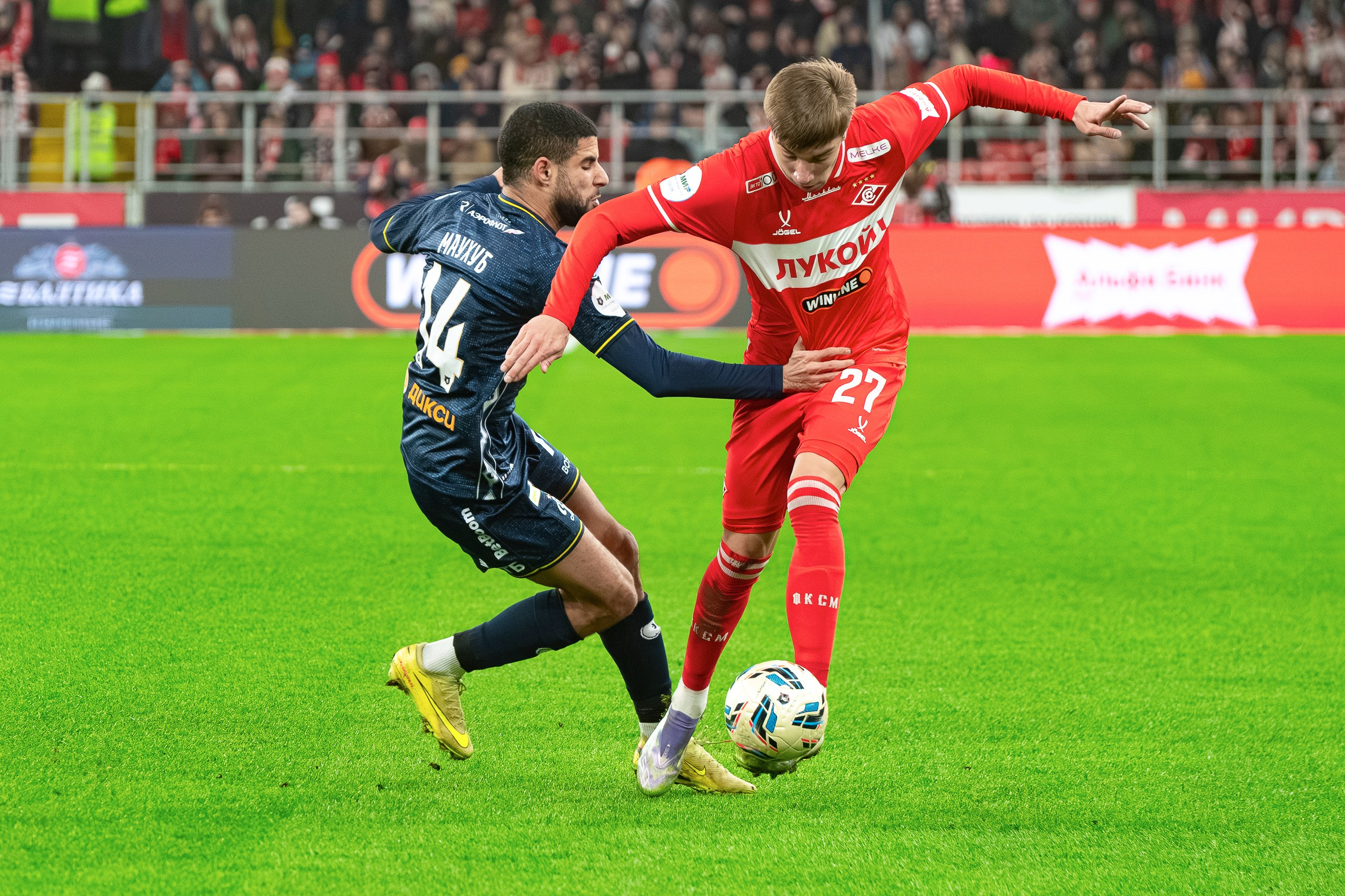 Спартак — Динамо — Чемпионат РПЛ. Спортивная фотосъемка в Москве и Московской области — Спорт в Москве