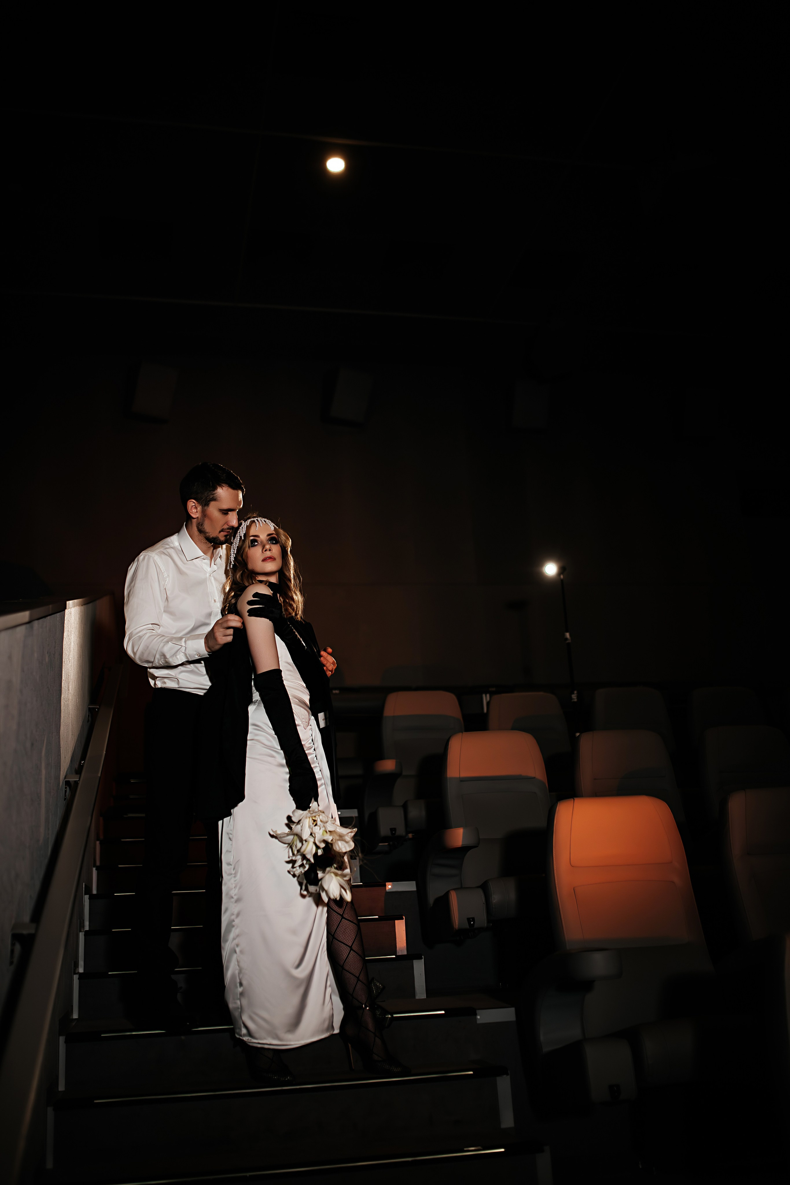 Свадьба в кинотеатре. Фотограф Санкт-Петербург Раднаева Юлия