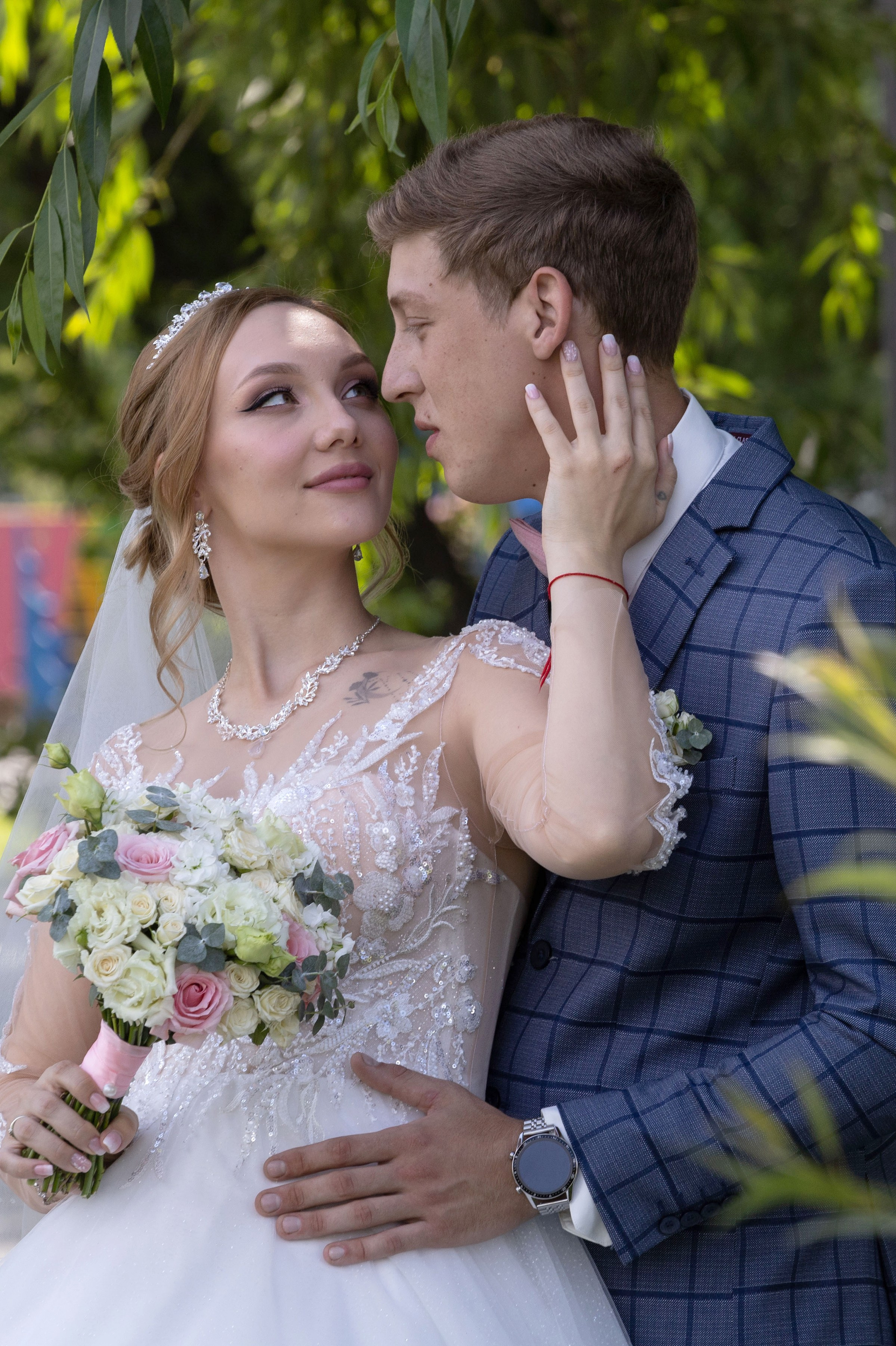 Свадебная фотография. Счастливый кадр