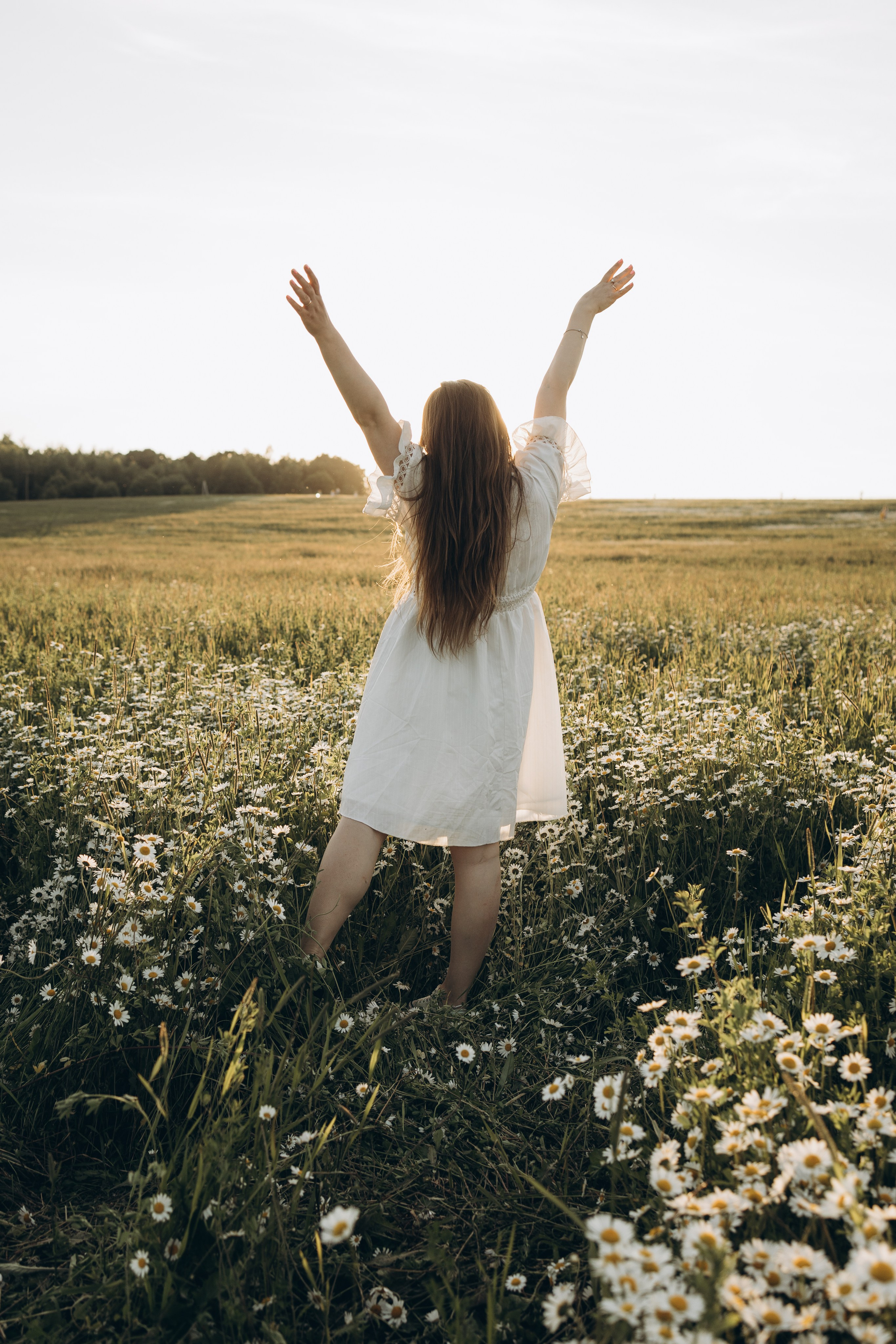 Маша и ромашки. Семейный фотограф в Москве Виктория Ястребинская