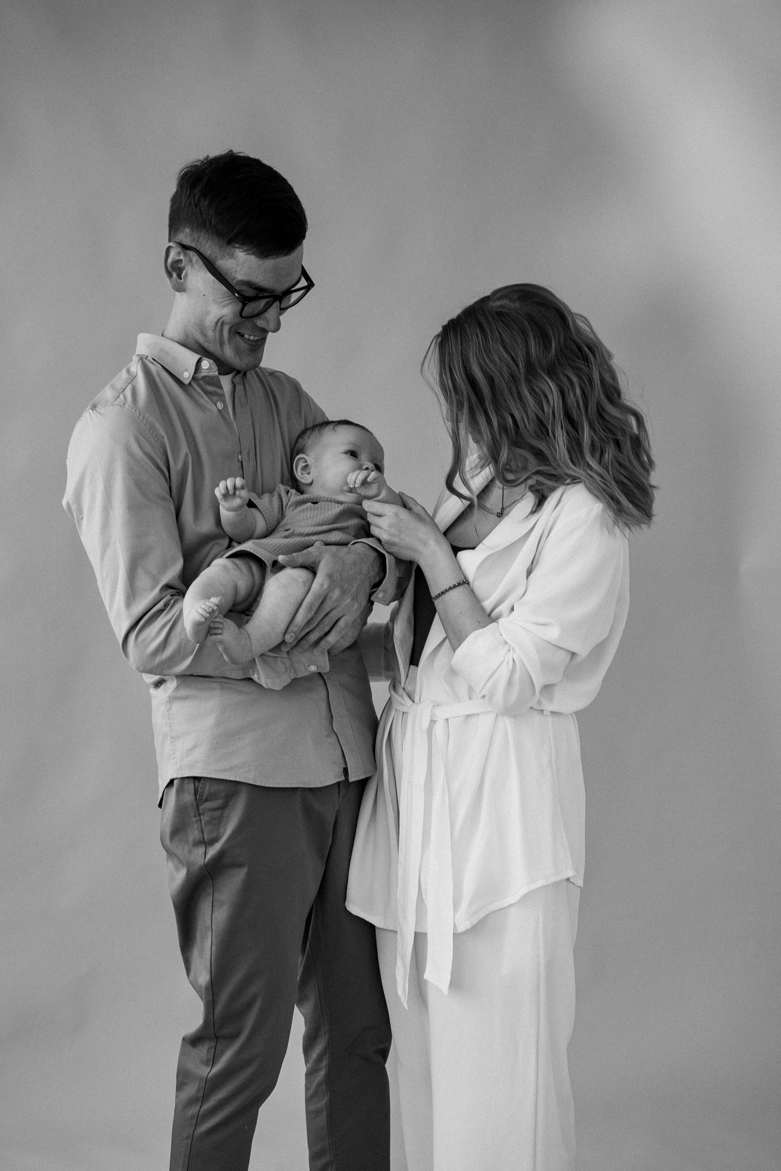 Семья Р. в фотостудии. Фотограф Ольга Игорева