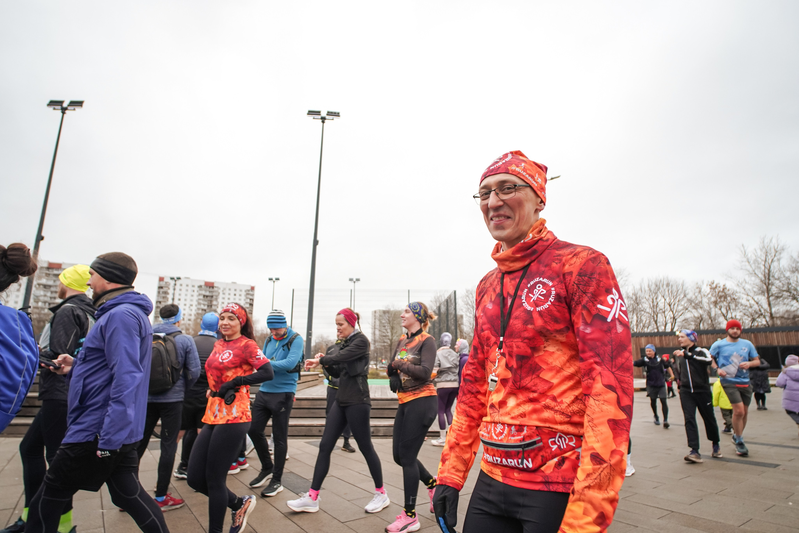 #марафонудома #яuzarun 2024 2-я петля, группа 6:30. Роман Капилюшов. Бег. Фото. Видео. г. Люберцы