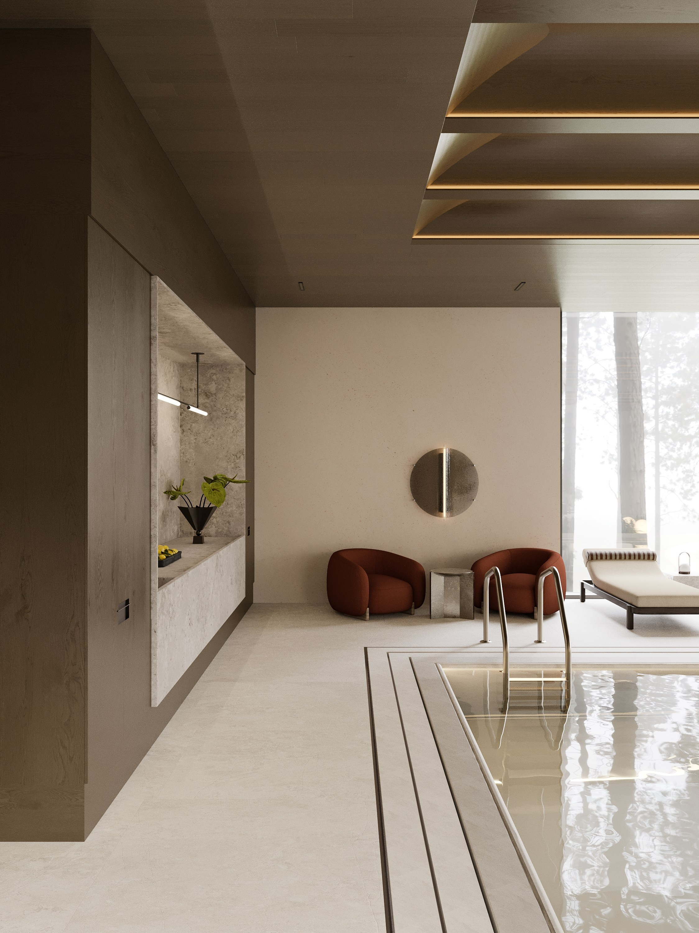VILLA MADISON /1250 sq m /25'. Интерьерное ателье numéro а