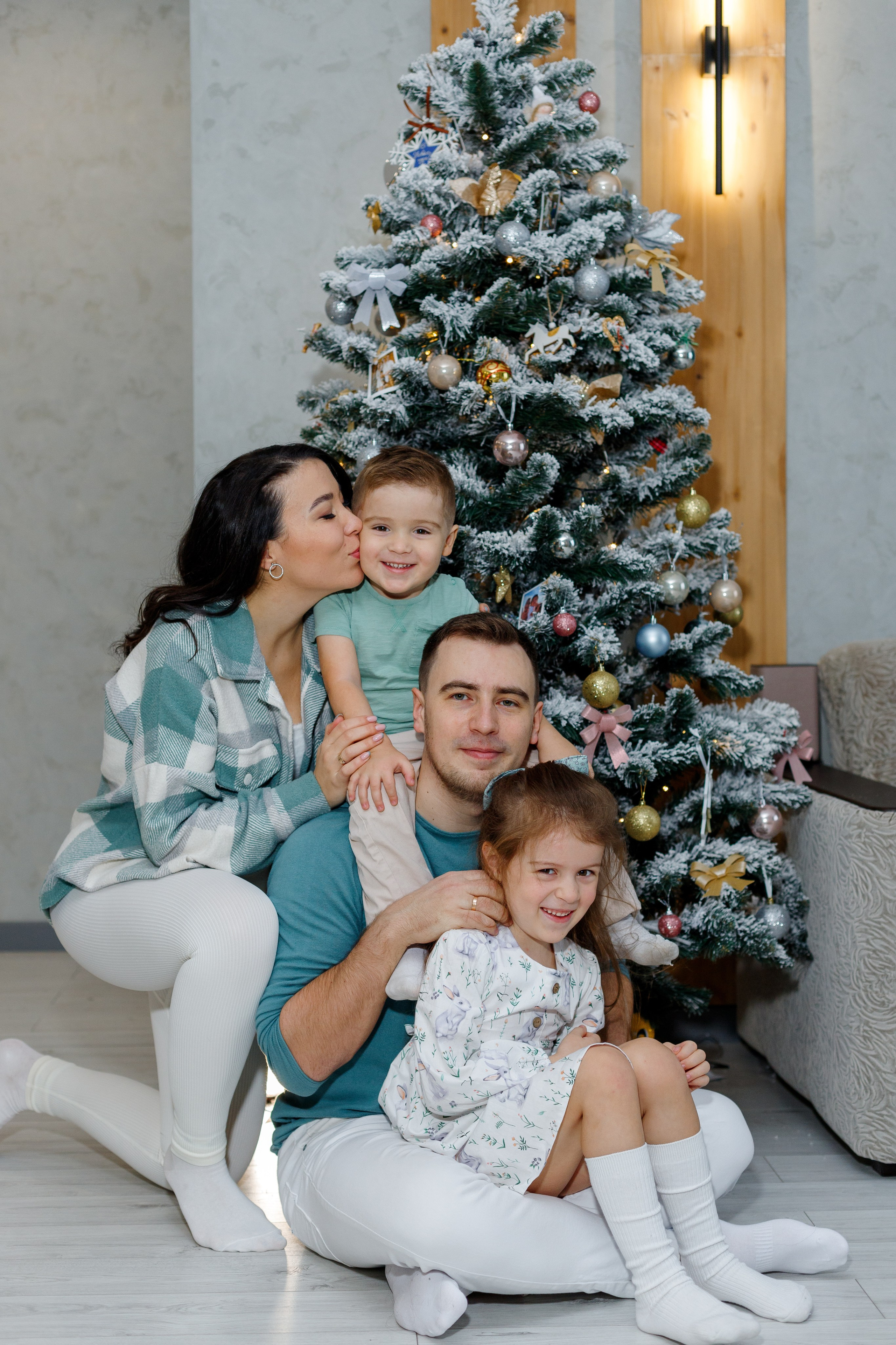 Предновогодняя домашняя фотосессия. Фотограф Александра Сыщенко