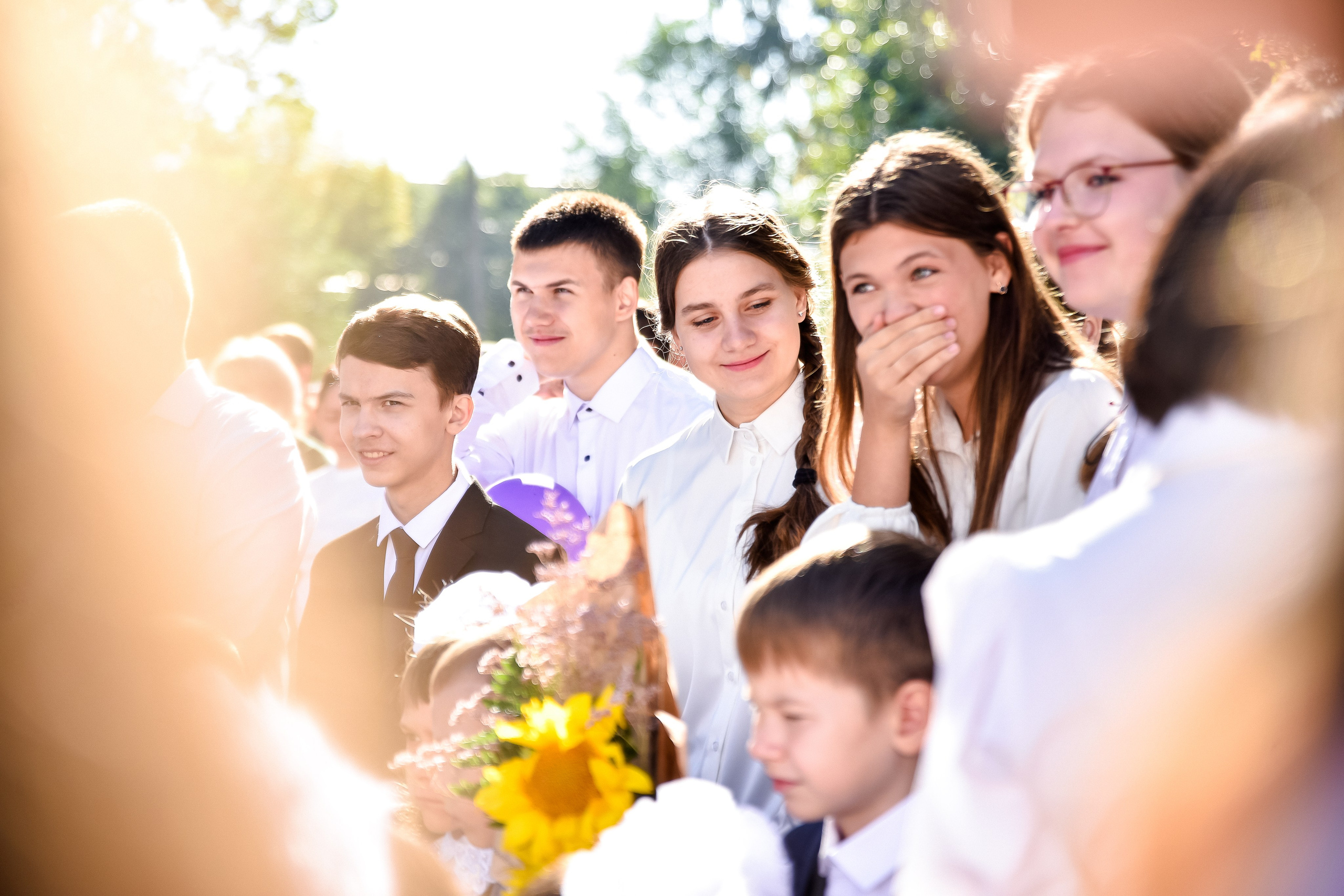 Линейка в школе № 49