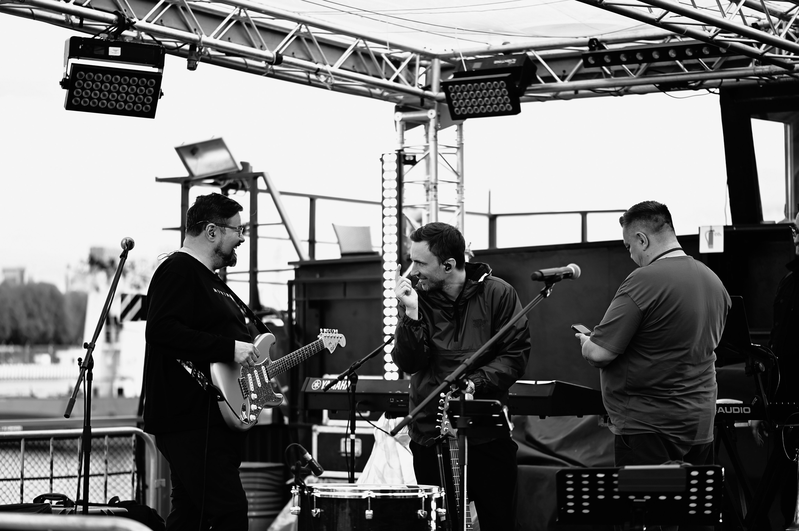 Светлана Сурганова и оркестр. Летник на корабле. Репетиция перед концертом. Москва, 21.08.2025. Фотограф в Москве, Оксана Ребристая