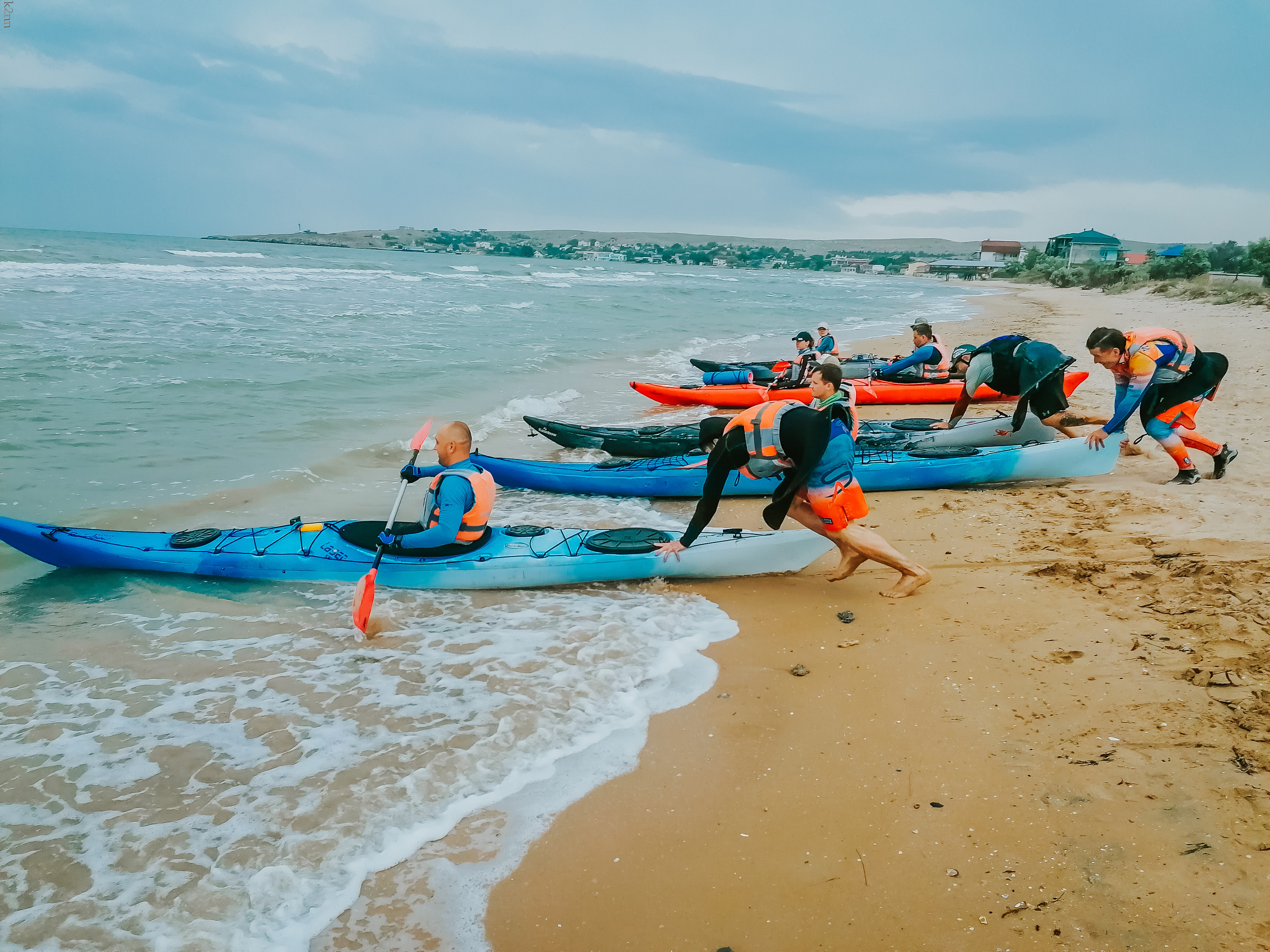 Каякинг вдоль мыса Казантип и Генеральских пляжей. Фотограф Антон Катунин | Симферополь