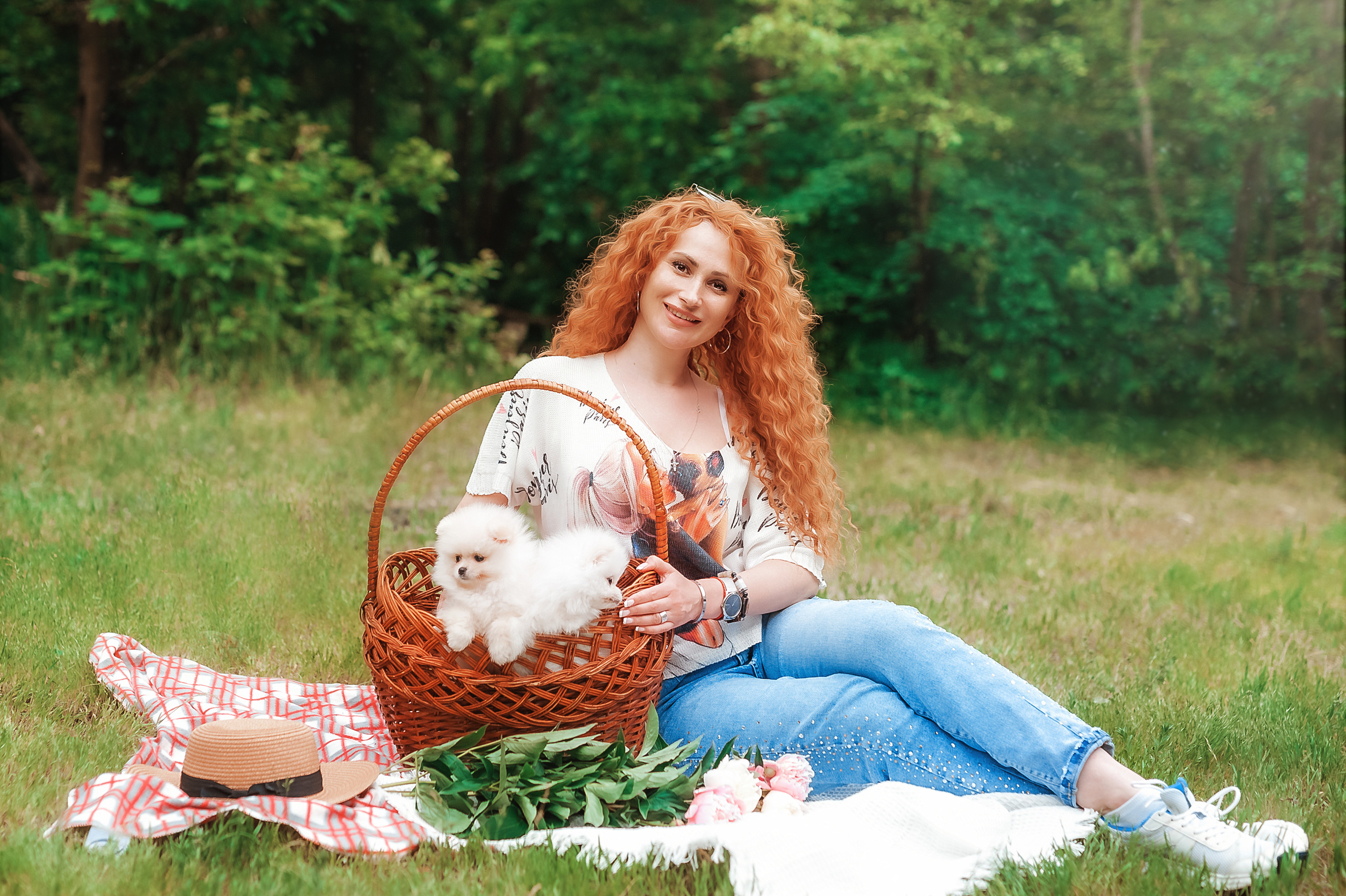 Проект с щеночками шпица. Семейный, детский фотограф в Воронеже Анна Никитина