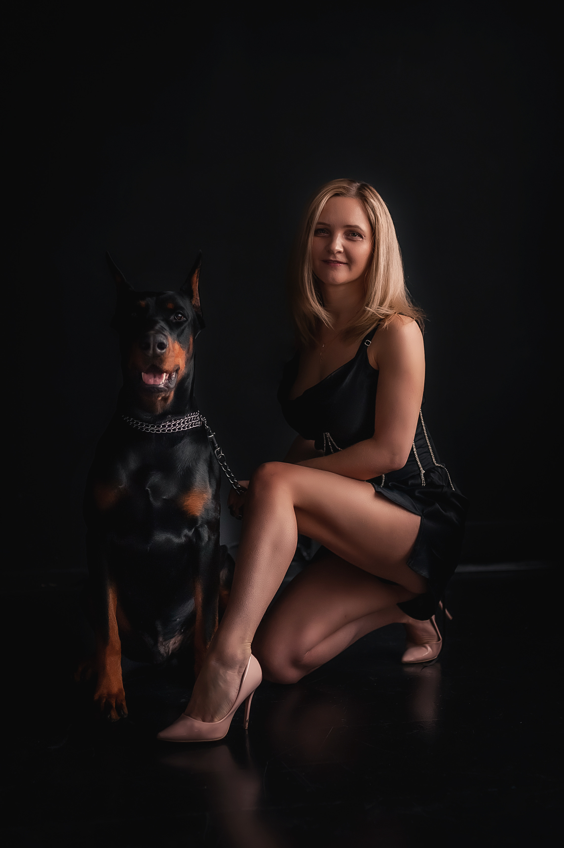 Фотопроект с доберманом. Семейный, детский фотограф в Воронеже Анна Никитина