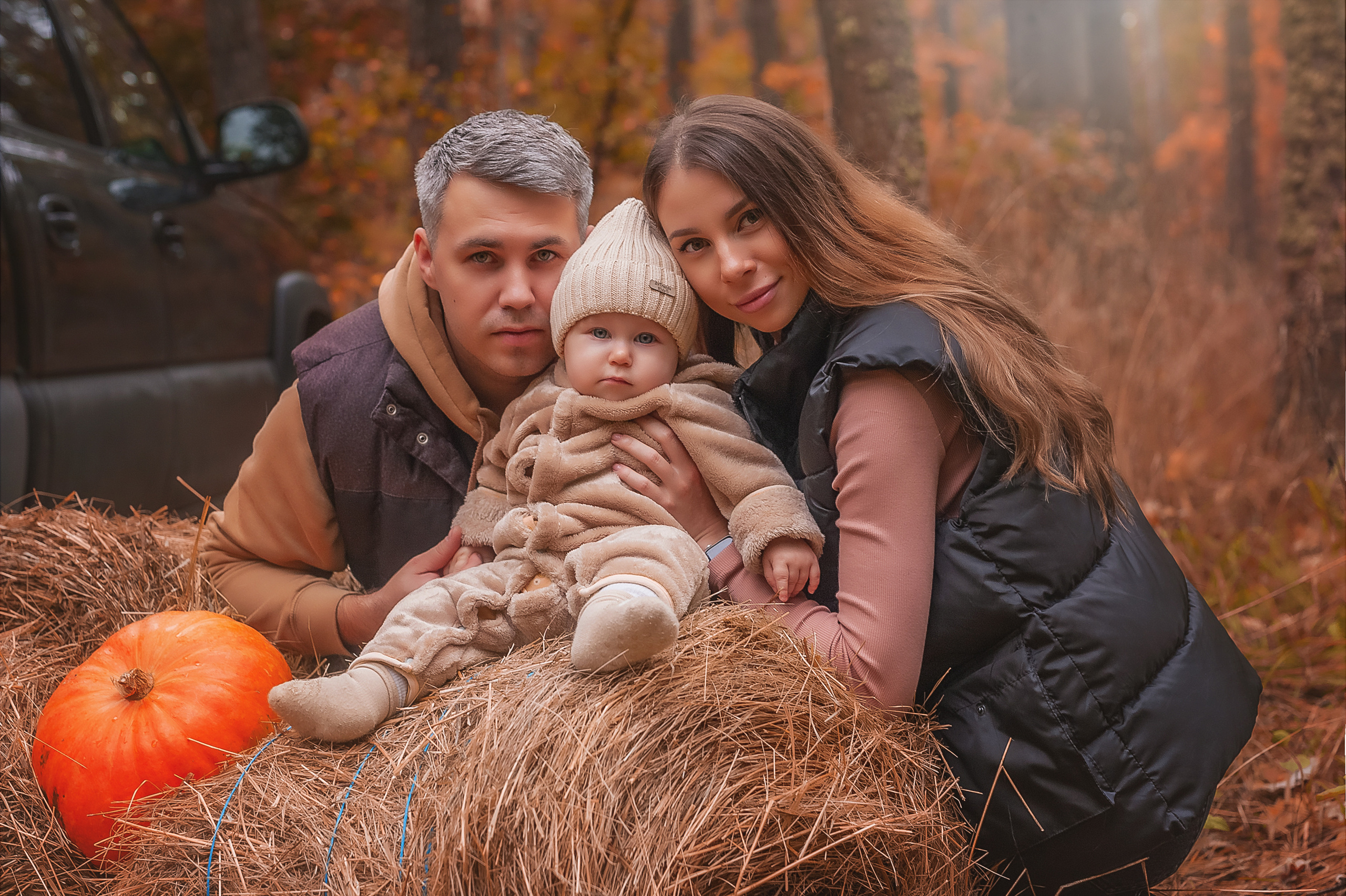 Осенний пикап. Семейный, детский фотограф в Воронеже Анна Никитина
