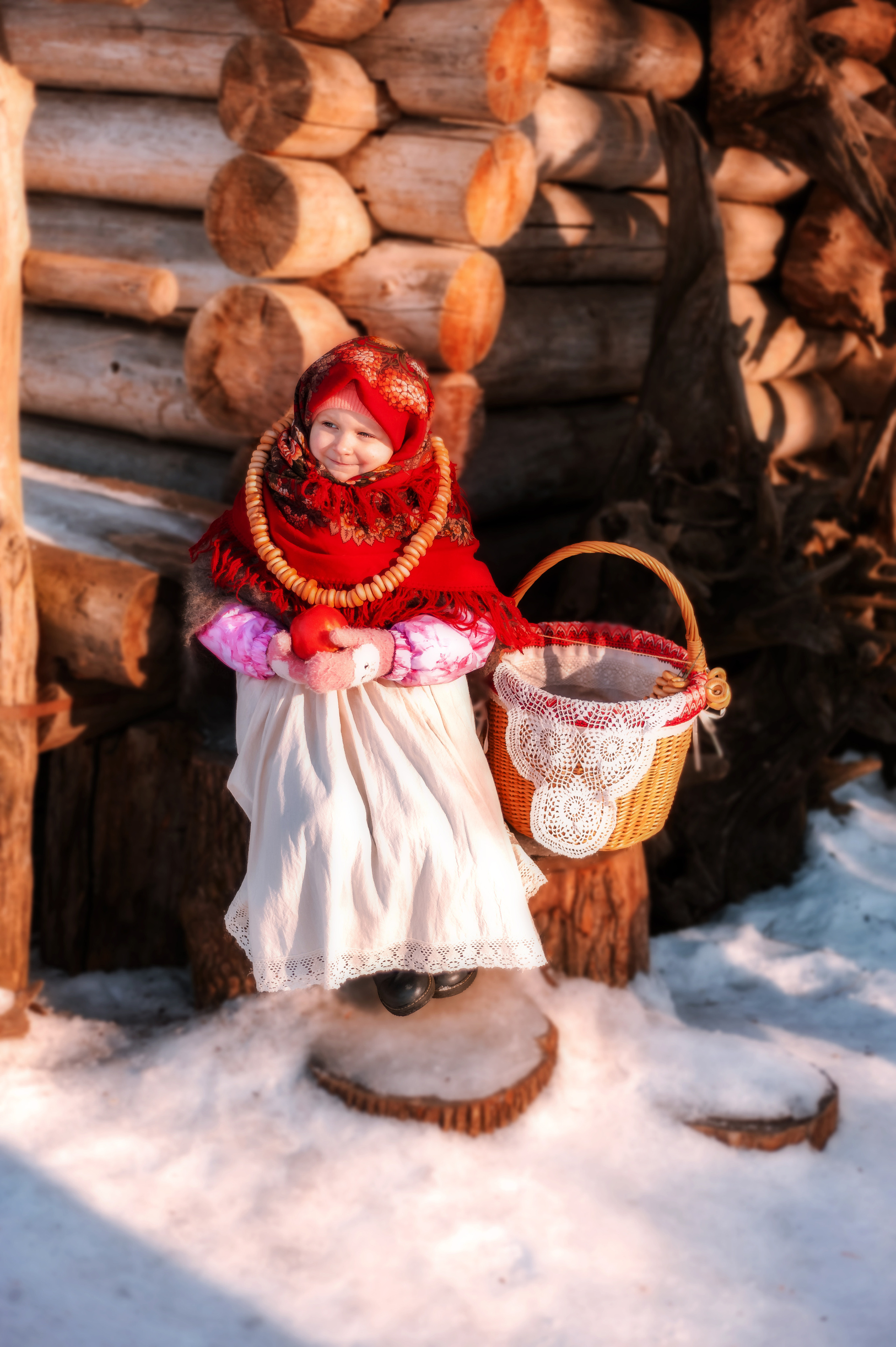 Русская зима. Семейный, детский фотограф в Воронеже Анна Никитина