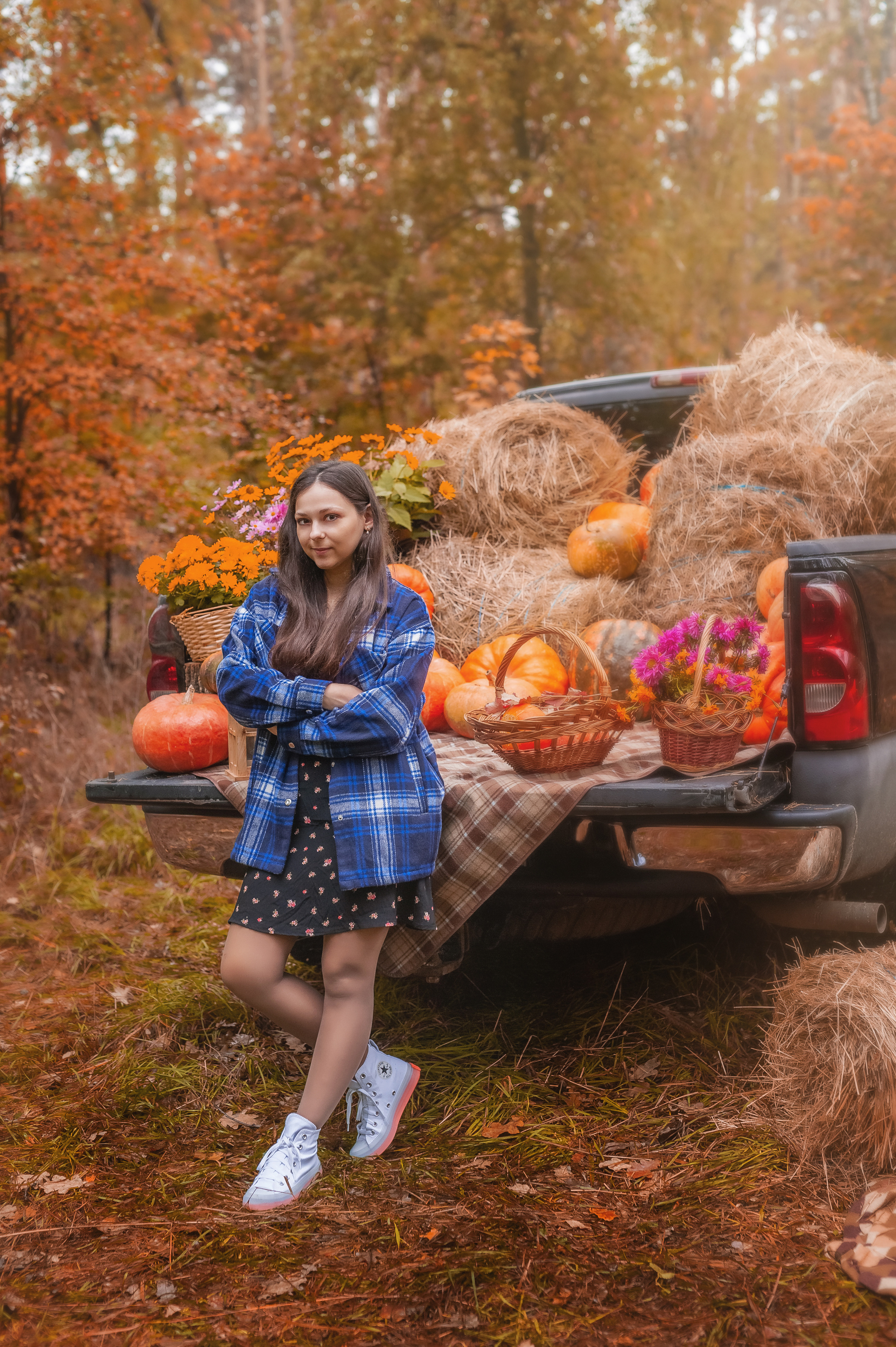 Осенний пикап. Семейный, детский фотограф в Воронеже Анна Никитина