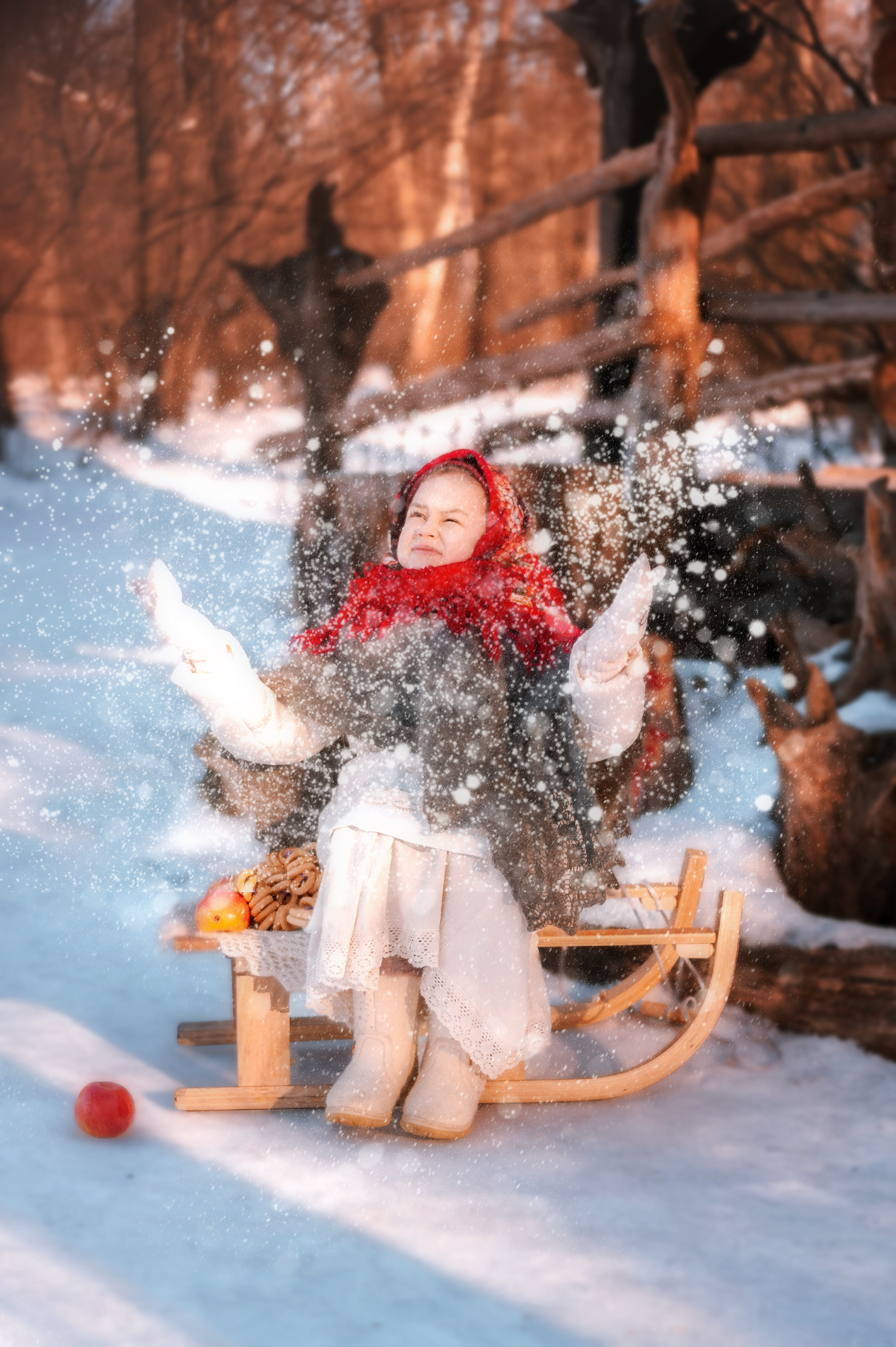 Русская зима. Семейный, детский фотограф в Воронеже Анна Никитина