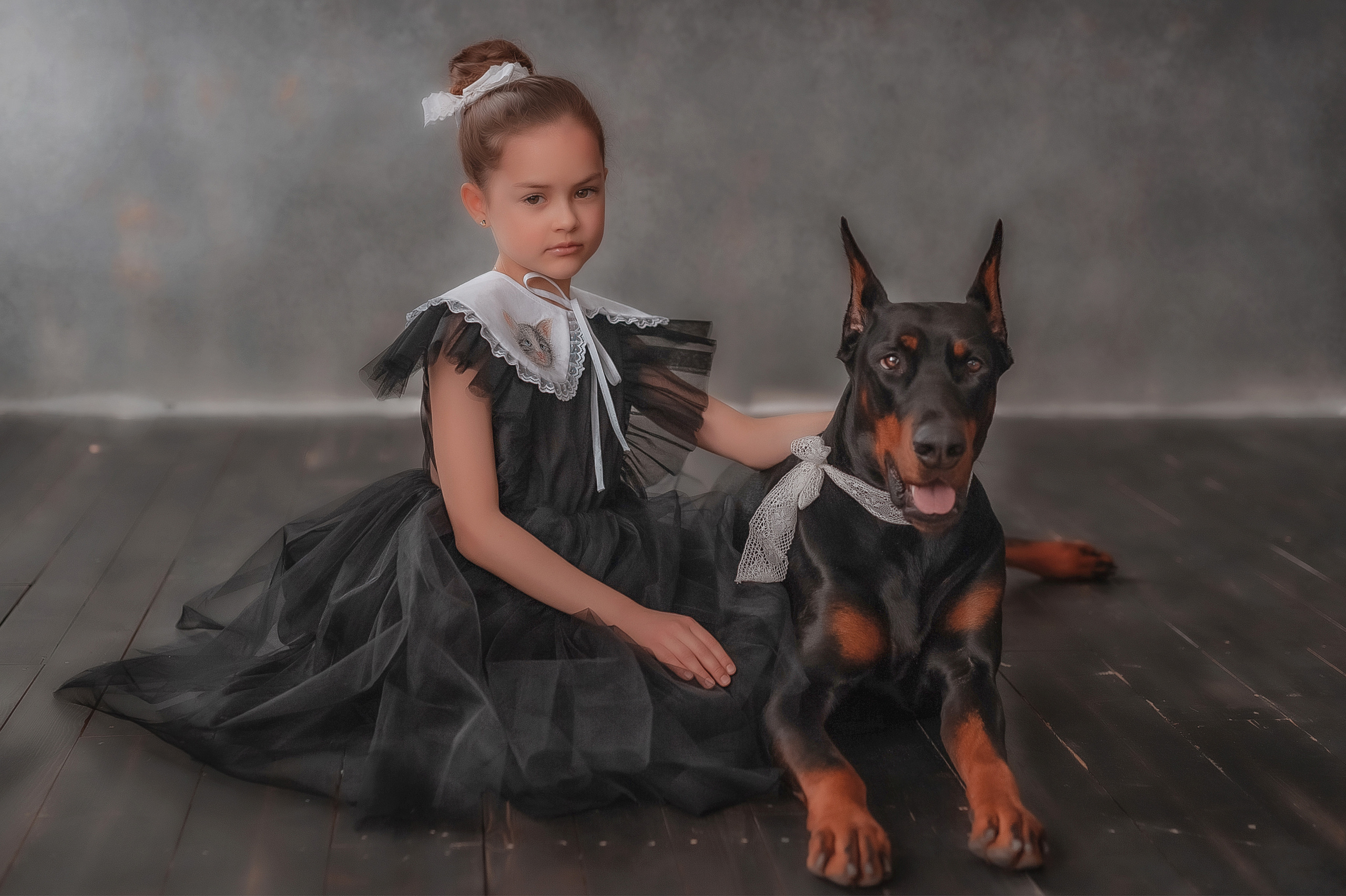 Фотопроект с доберманом. Семейный, детский фотограф в Воронеже Анна Никитина