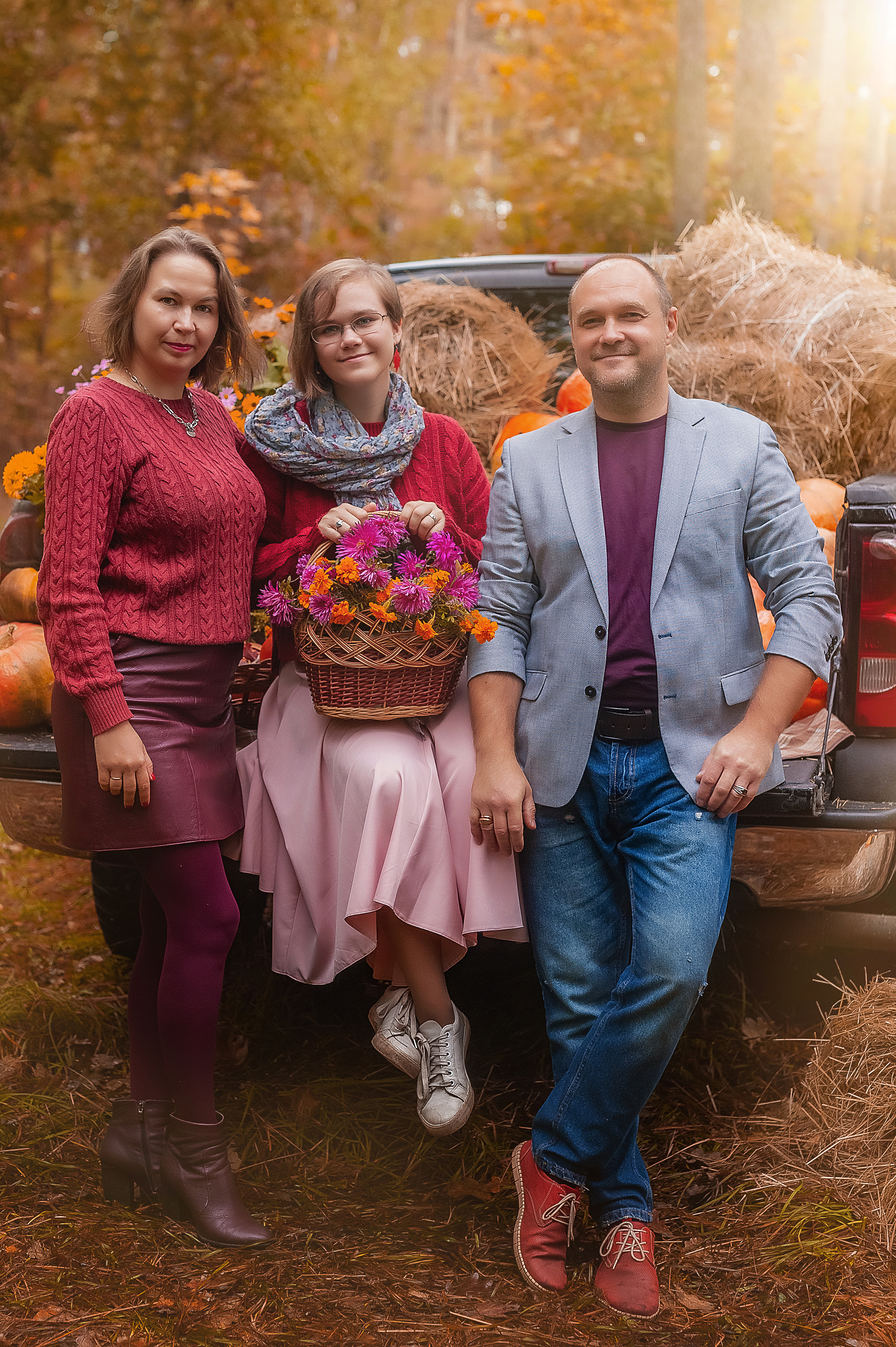 Осенний пикап. Семейный, детский фотограф в Воронеже Анна Никитина