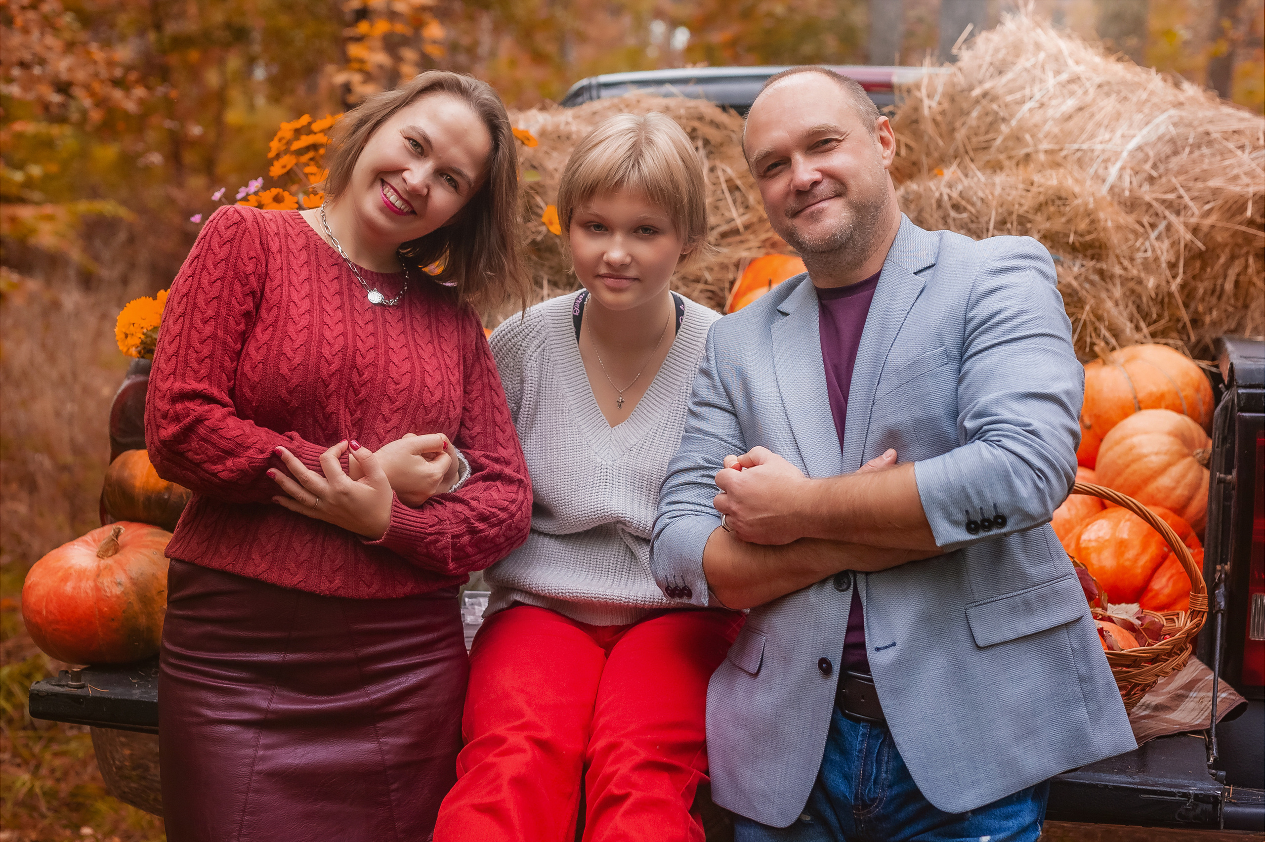 Осенний пикап. Семейный, детский фотограф в Воронеже Анна Никитина
